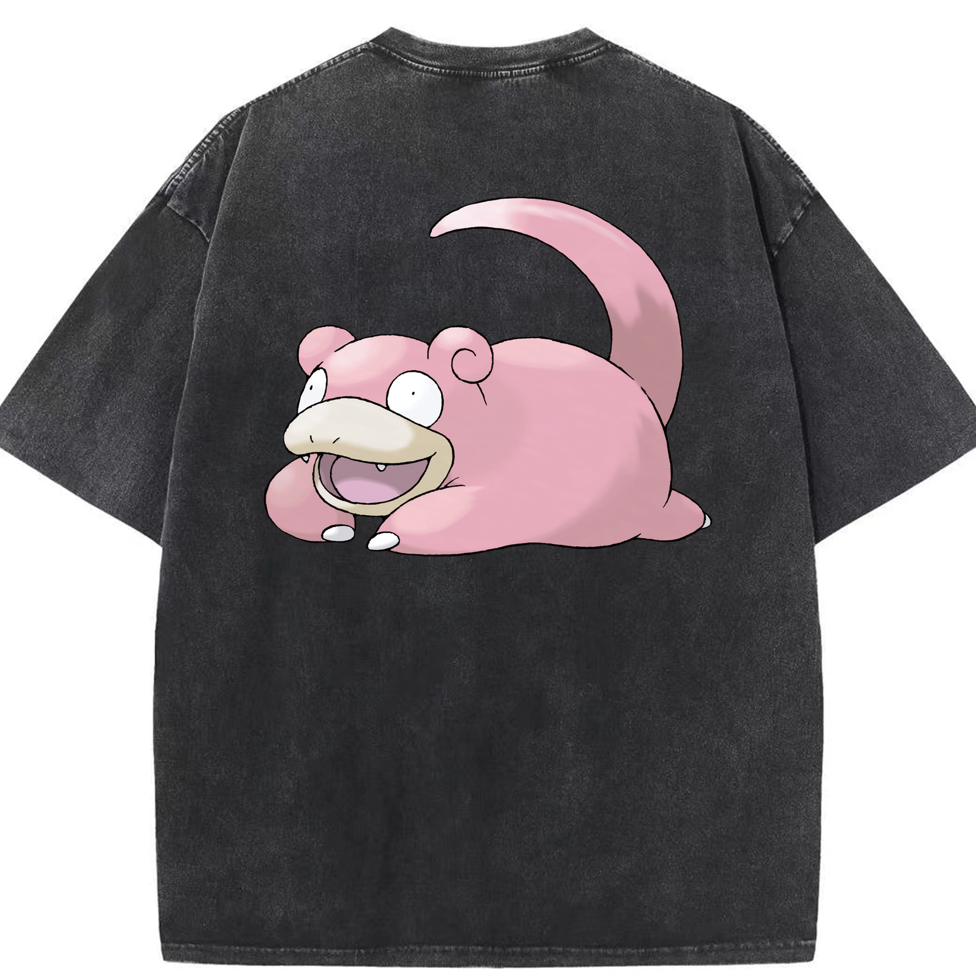 （画像用） ポケットモンスター Pokémon 綿100% ヴィンテージ風 半袖Tシャツ（背面プリント）