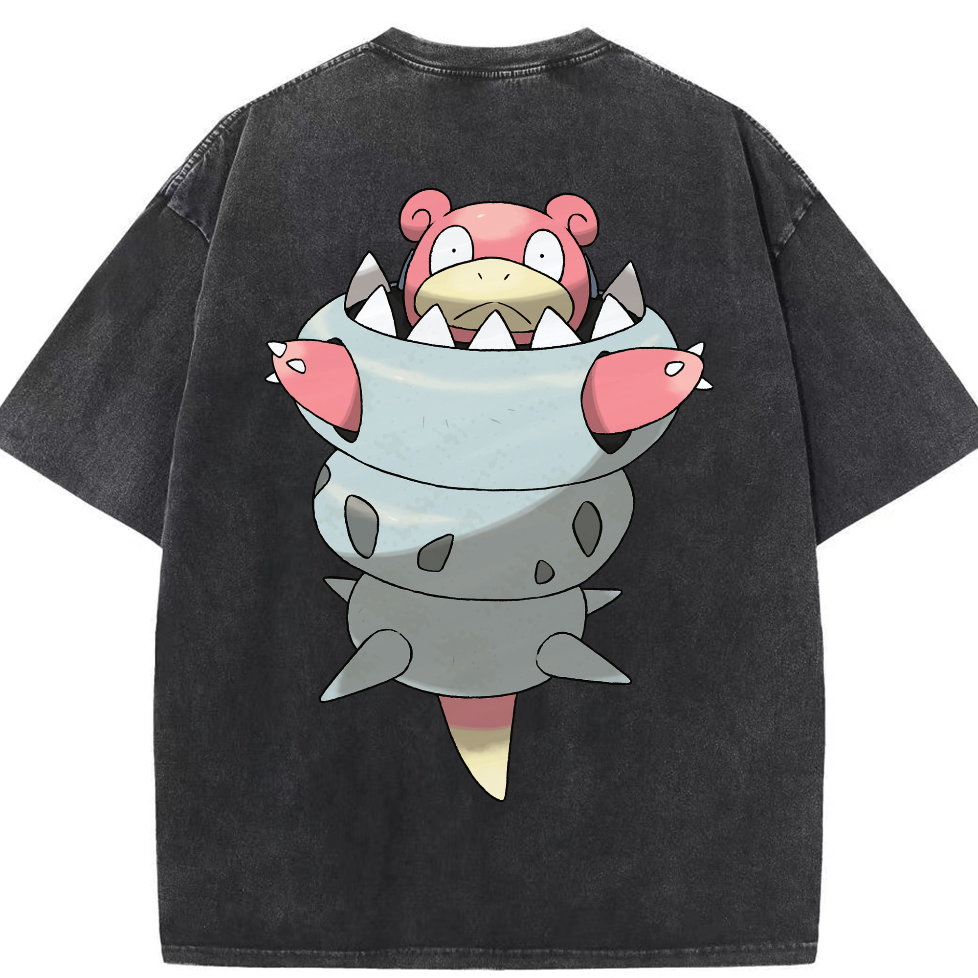 （画像用） ポケットモンスター Pokémon 綿100% ヴィンテージ風 半袖Tシャツ（背面プリント）