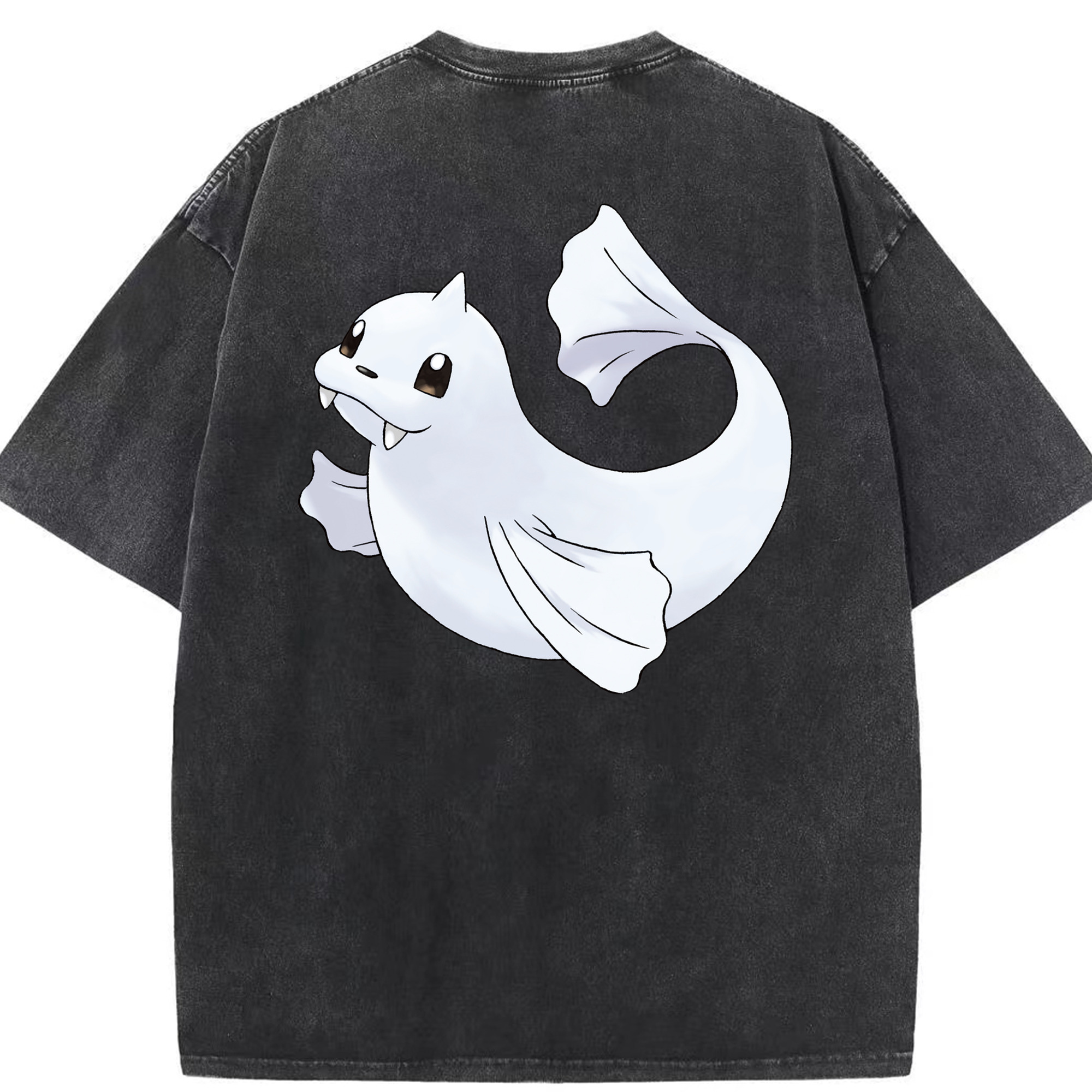 （画像用） ポケットモンスター Pokémon 綿100% ヴィンテージ風 半袖Tシャツ（背面プリント）