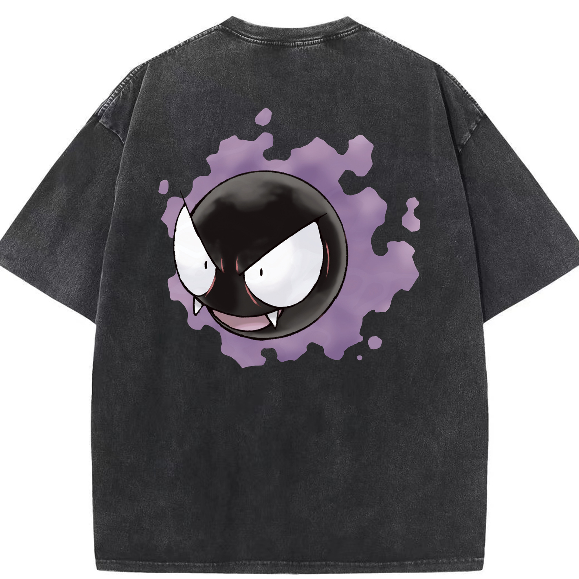 （画像用） ポケットモンスター Pokémon 綿100% ヴィンテージ風 半袖Tシャツ（背面プリント）