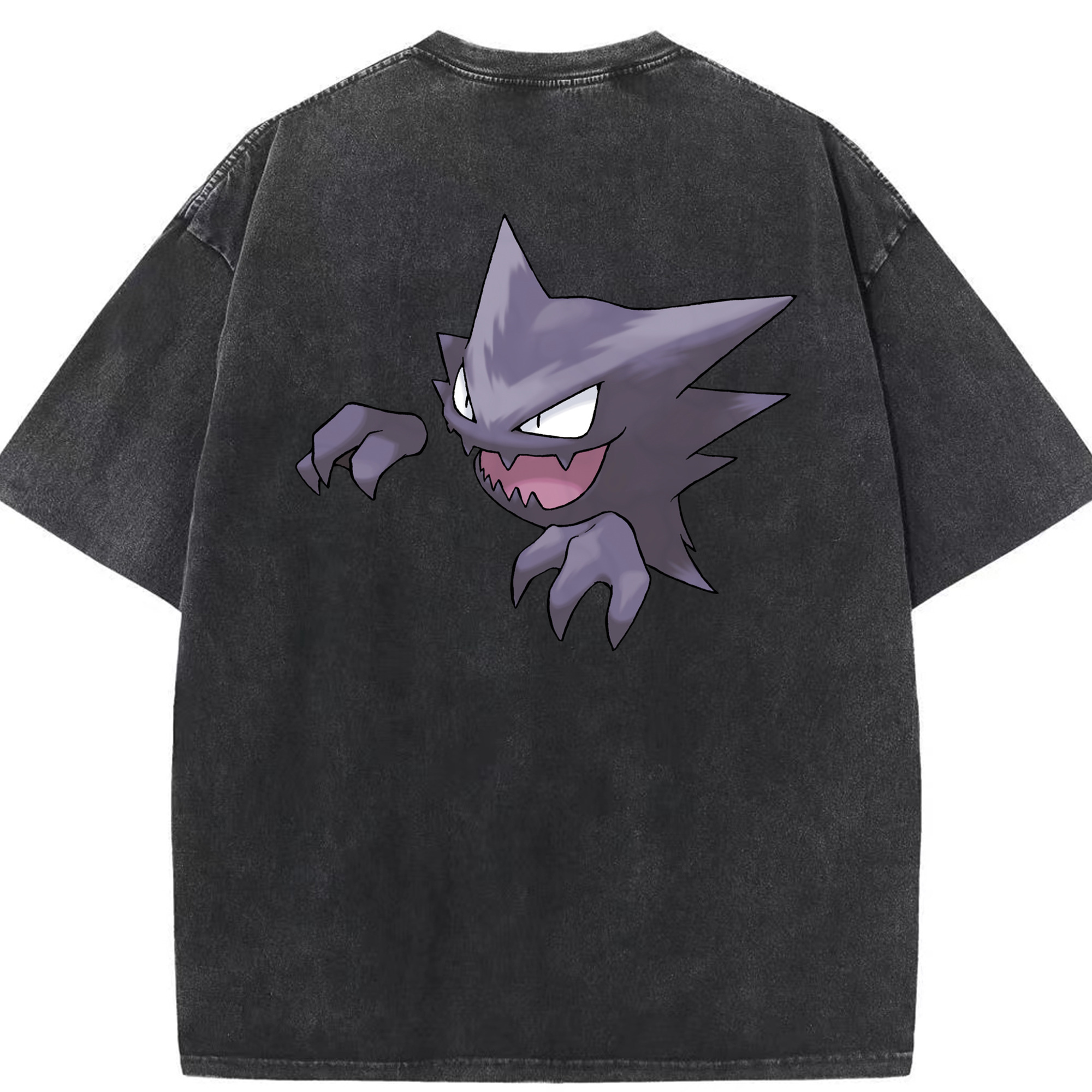 （画像用） ポケットモンスター Pokémon 綿100% ヴィンテージ風 半袖Tシャツ（背面プリント）