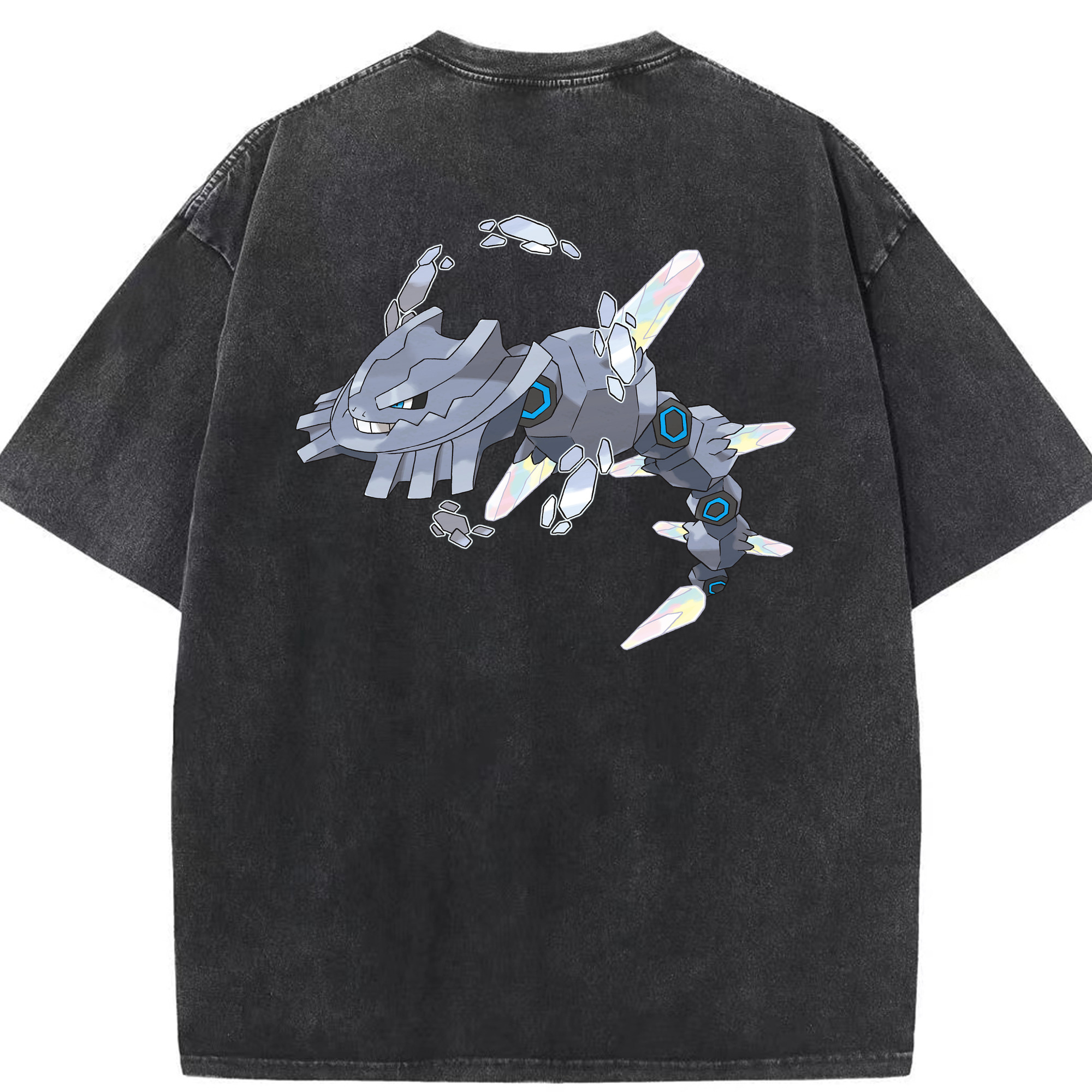 （画像用） ポケットモンスター Pokémon 綿100% ヴィンテージ風 半袖Tシャツ（背面プリント）