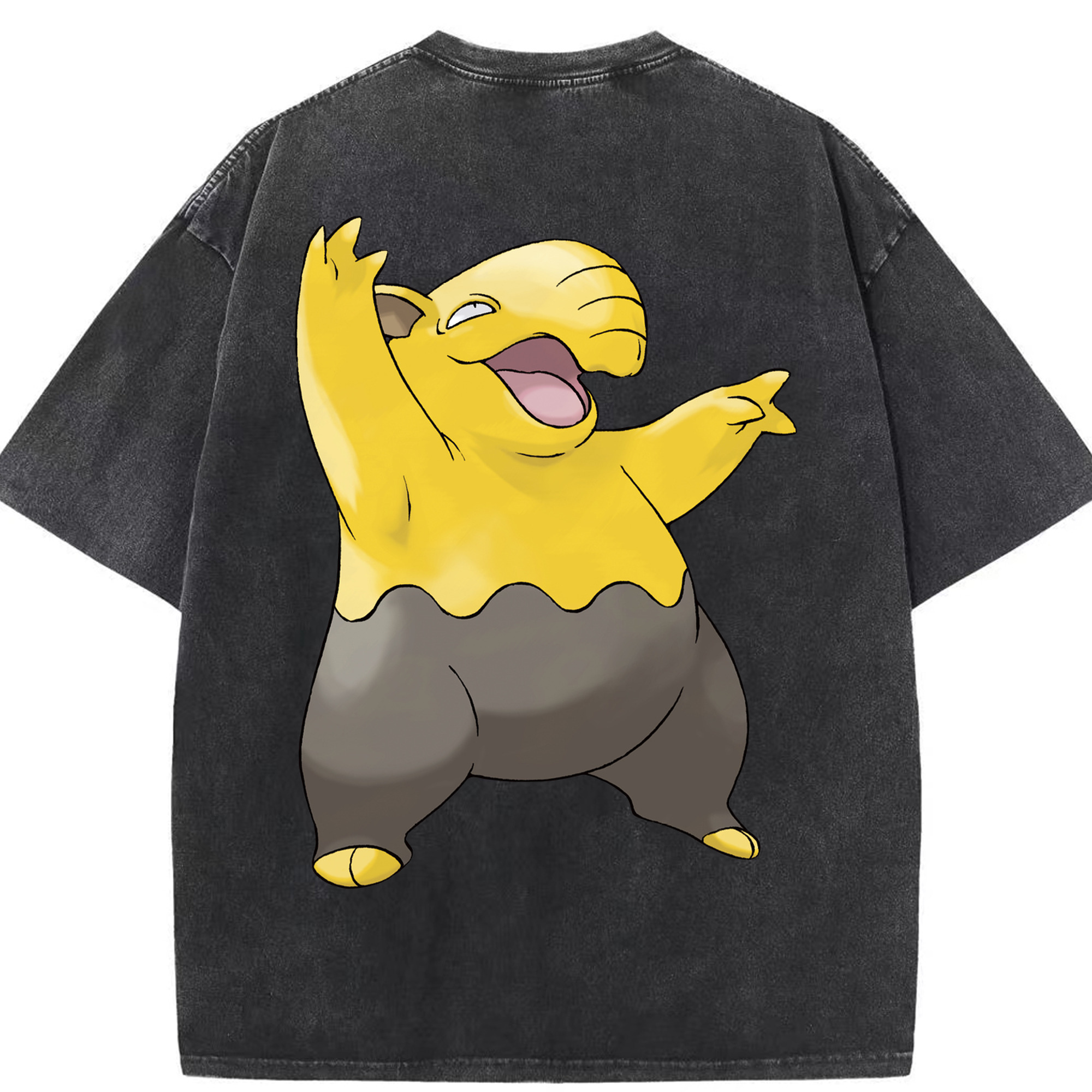 （画像用） ポケットモンスター Pokémon 綿100% ヴィンテージ風 半袖Tシャツ（背面プリント）