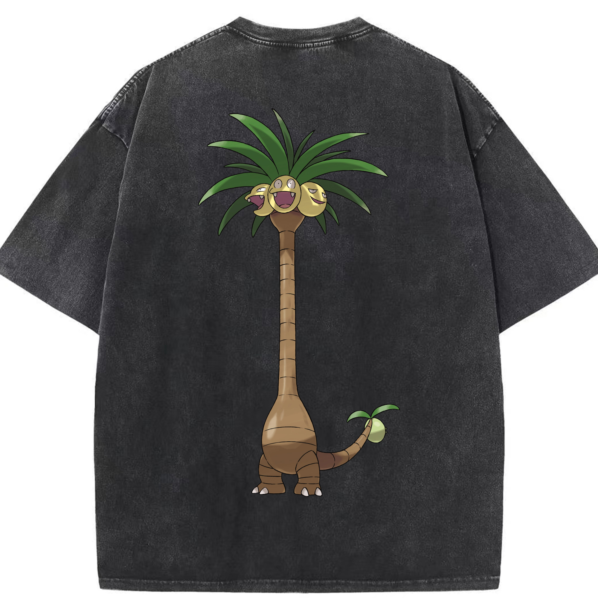 （画像用） ポケットモンスター Pokémon 綿100% ヴィンテージ風 半袖Tシャツ（背面プリント）