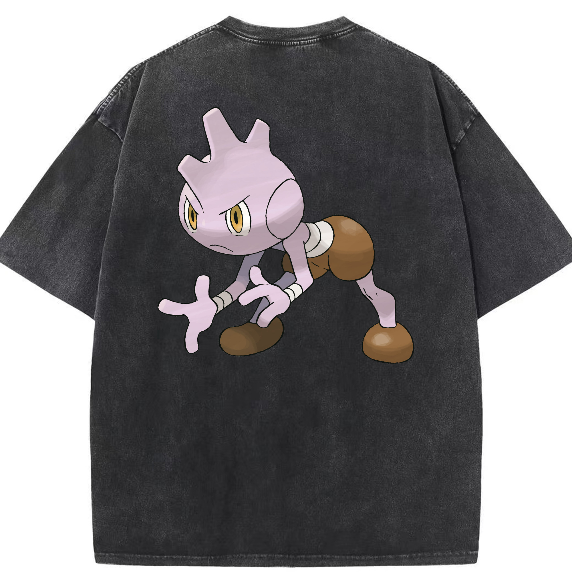 （画像用） ポケットモンスター Pokémon 綿100% ヴィンテージ風 半袖Tシャツ（背面プリント）