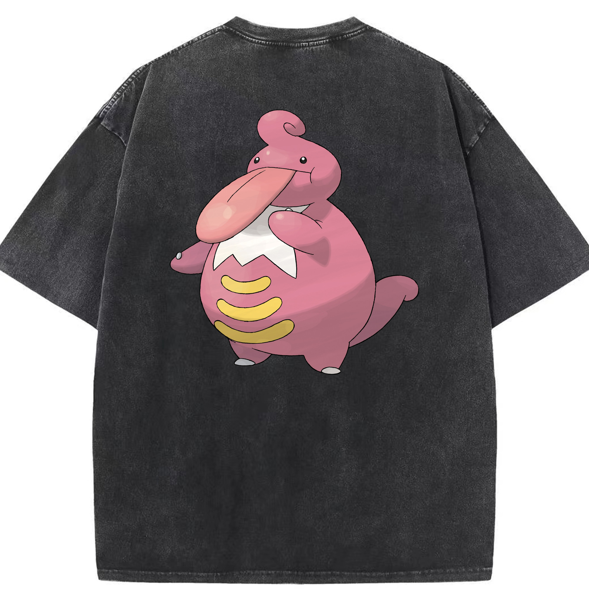 （画像用） ポケットモンスター Pokémon 綿100% ヴィンテージ風 半袖Tシャツ（背面プリント）