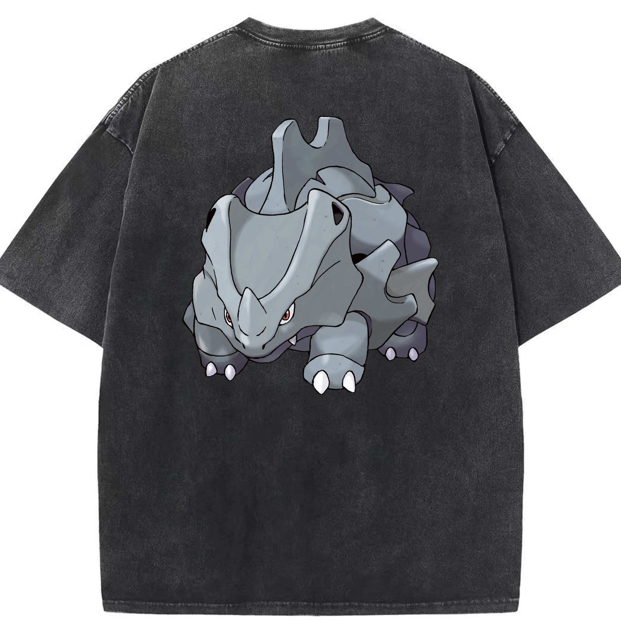 （画像用） ポケットモンスター Pokémon 綿100% ヴィンテージ風 半袖Tシャツ（背面プリント）