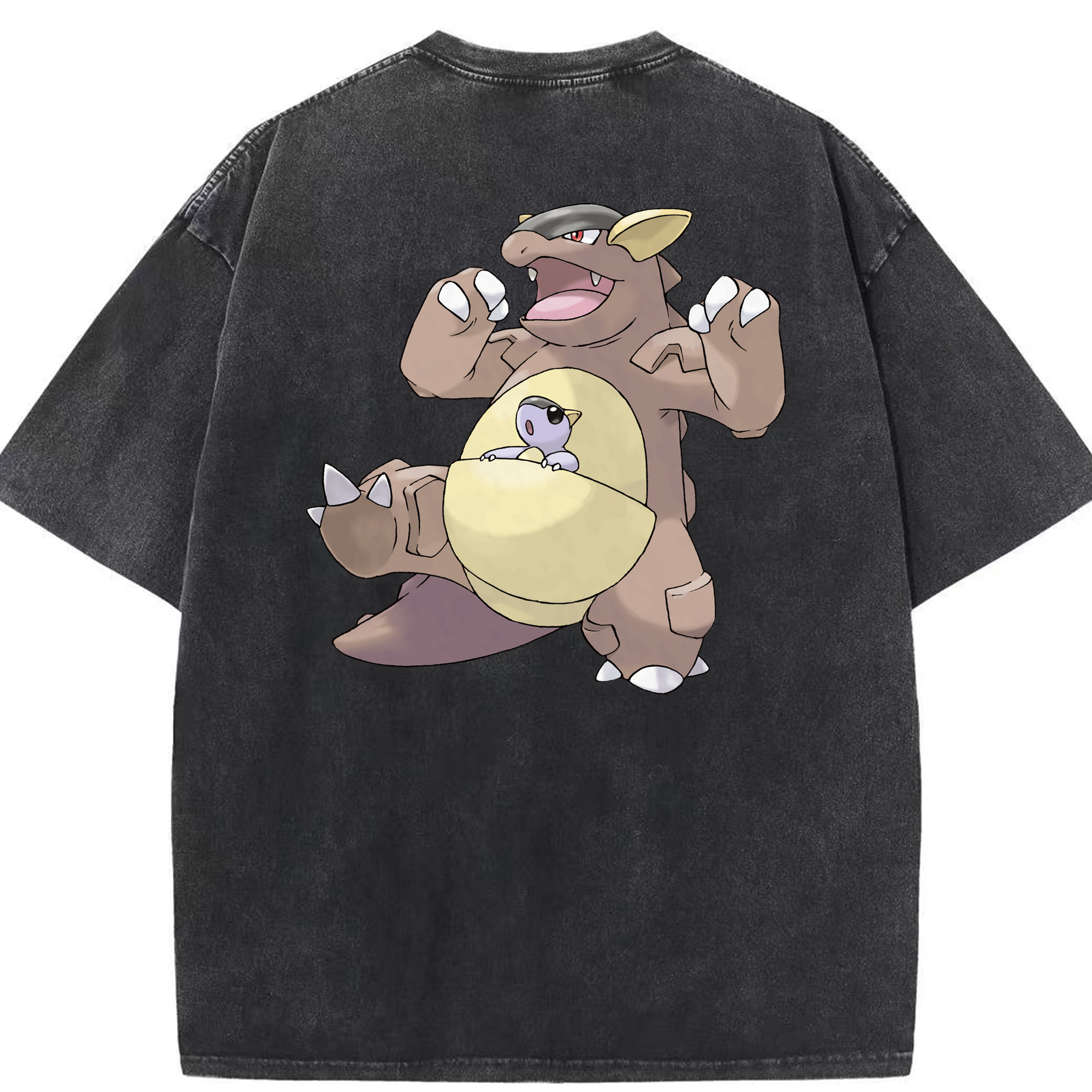 （画像用） ポケットモンスター Pokémon 綿100% ヴィンテージ風 半袖Tシャツ（背面プリント）