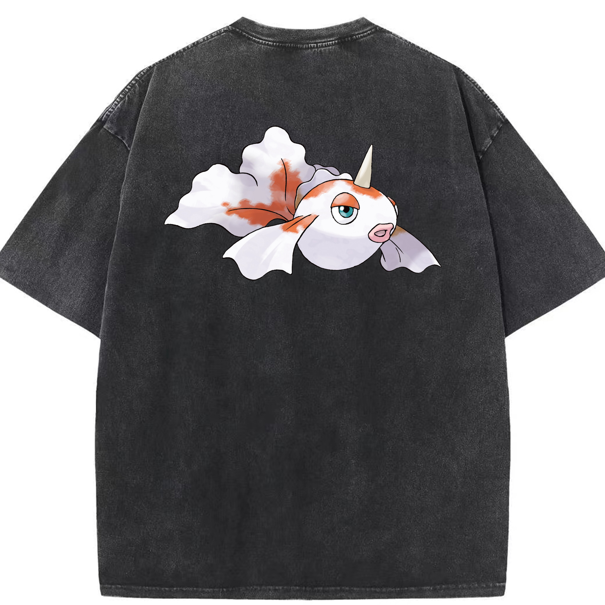 （画像用） ポケットモンスター Pokémon 綿100% ヴィンテージ風 半袖Tシャツ（背面プリント）