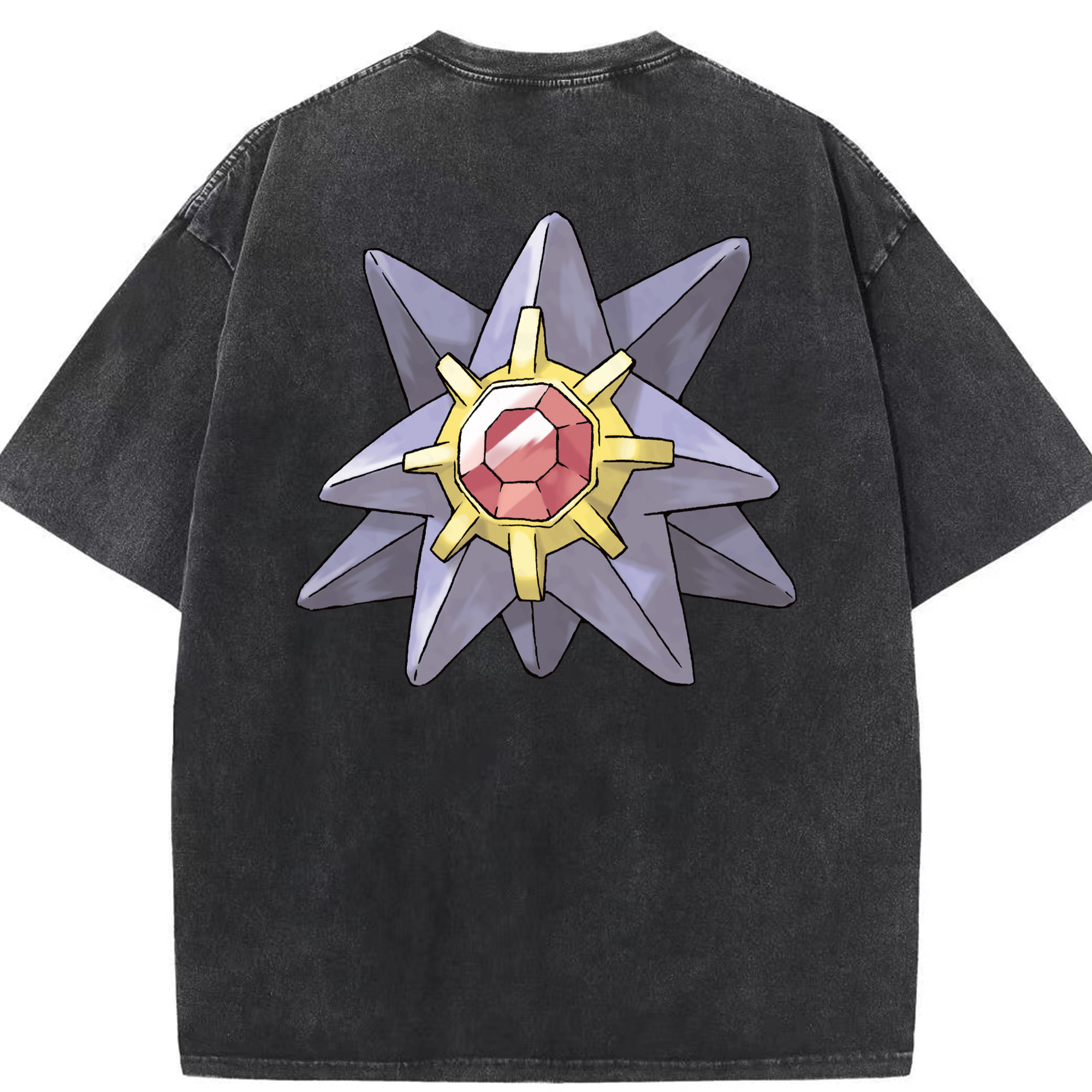 （画像用） ポケットモンスター Pokémon 綿100% ヴィンテージ風 半袖Tシャツ（背面プリント）