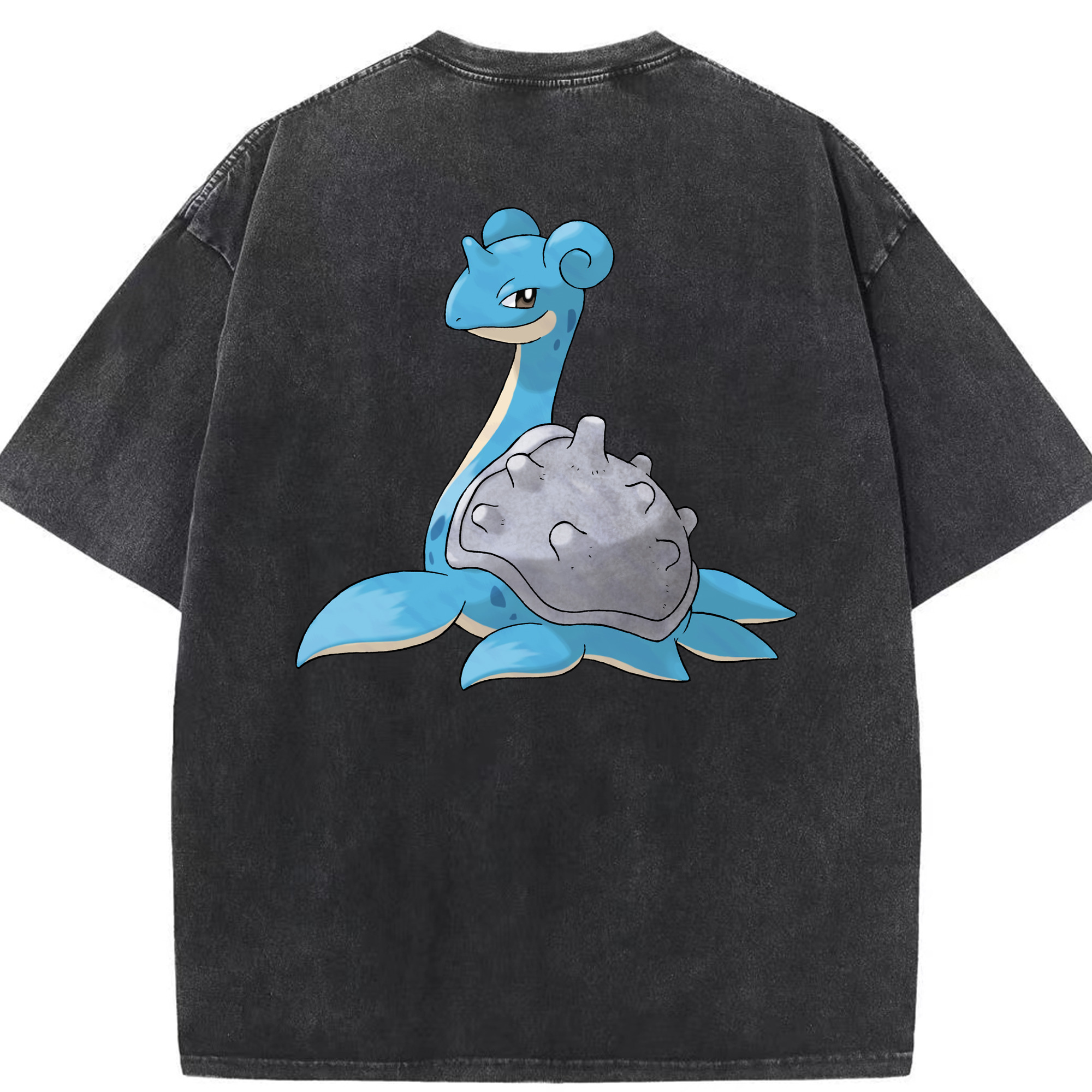 （画像用） ポケットモンスター Pokémon 綿100% ヴィンテージ風 半袖Tシャツ（背面プリント）