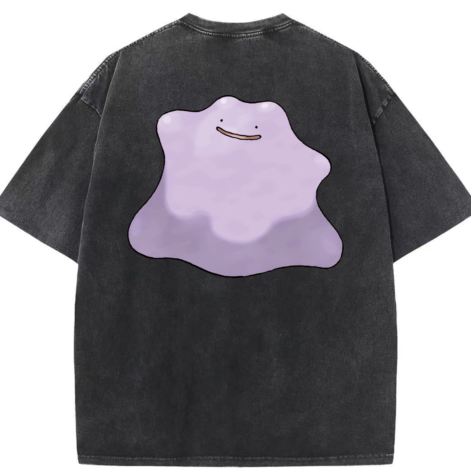 （画像用） ポケットモンスター Pokémon 綿100% ヴィンテージ風 半袖Tシャツ（背面プリント）