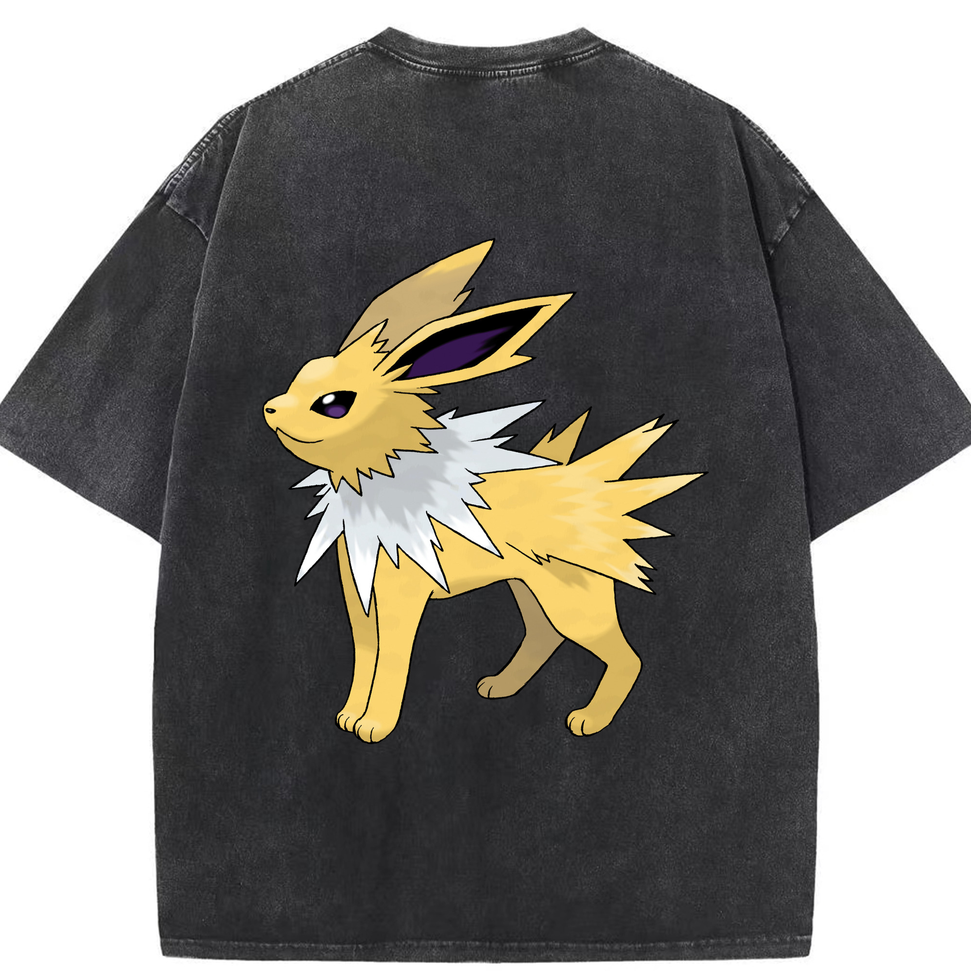 （画像用） ポケットモンスター Pokémon 綿100% ヴィンテージ風 半袖Tシャツ（背面プリント）