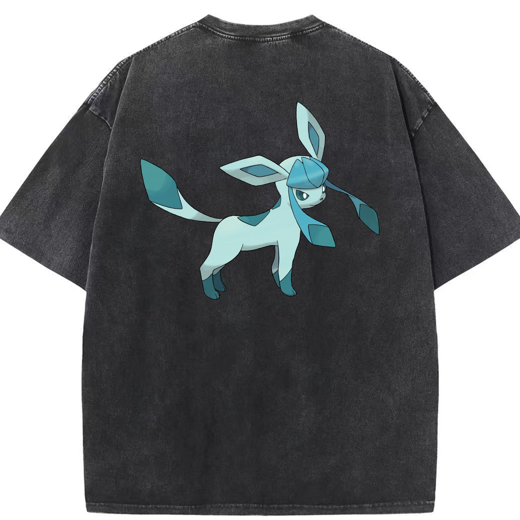 （画像用） ポケットモンスター Pokémon 綿100% ヴィンテージ風 半袖Tシャツ（背面プリント）