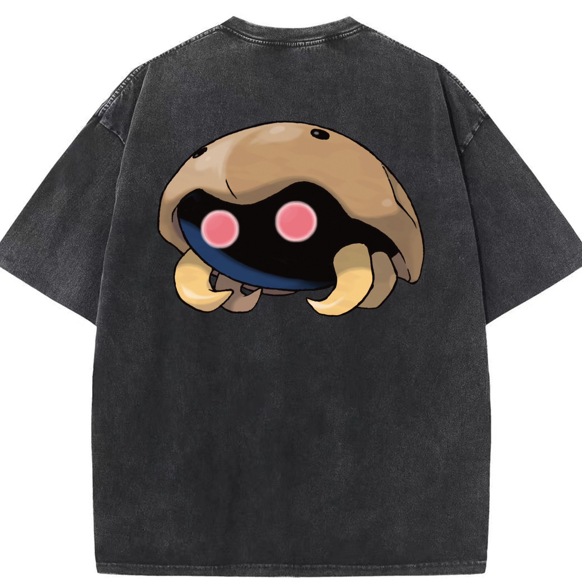（画像用） ポケットモンスター Pokémon 綿100% ヴィンテージ風 半袖Tシャツ（背面プリント）