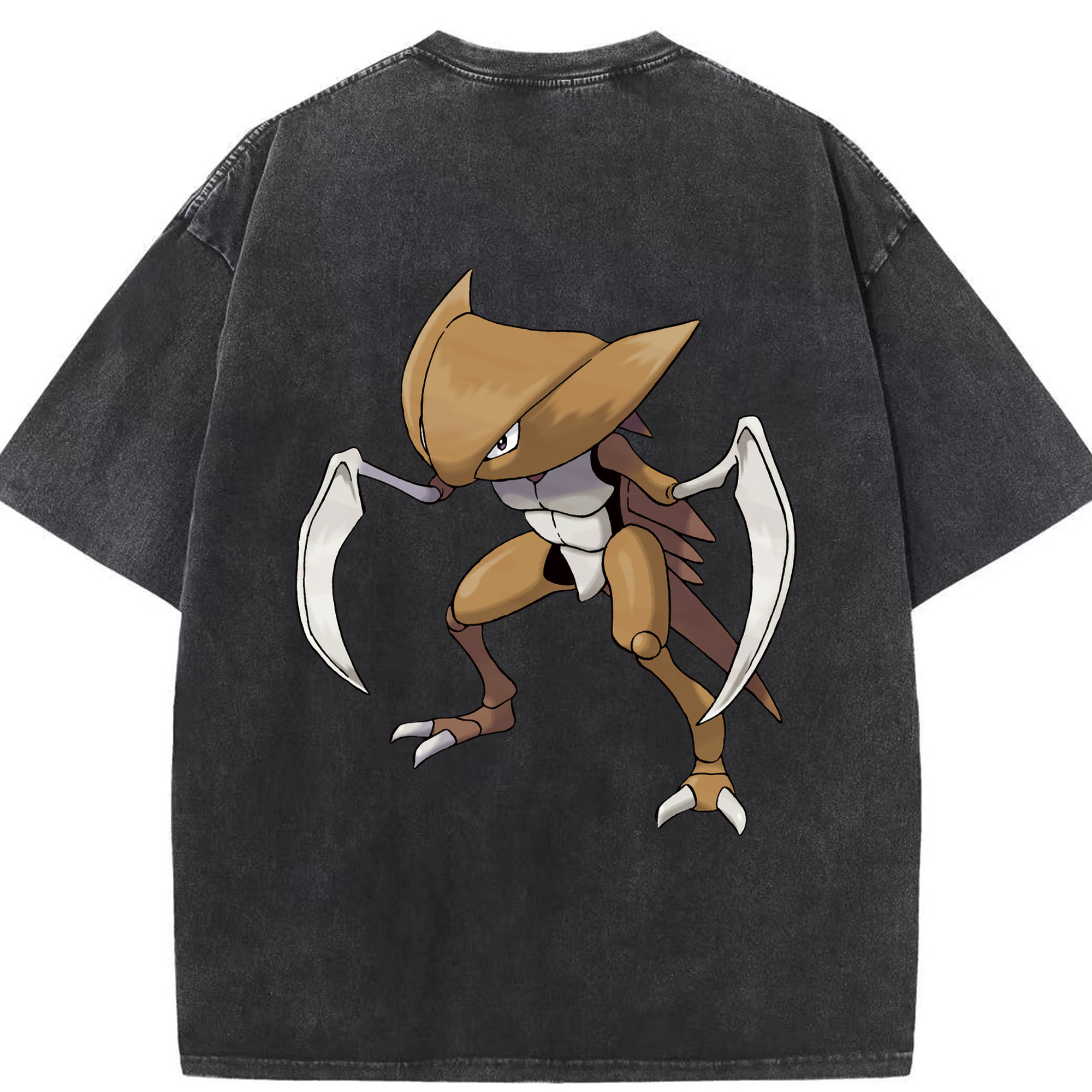 （画像用） ポケットモンスター Pokémon 綿100% ヴィンテージ風 半袖Tシャツ（背面プリント）