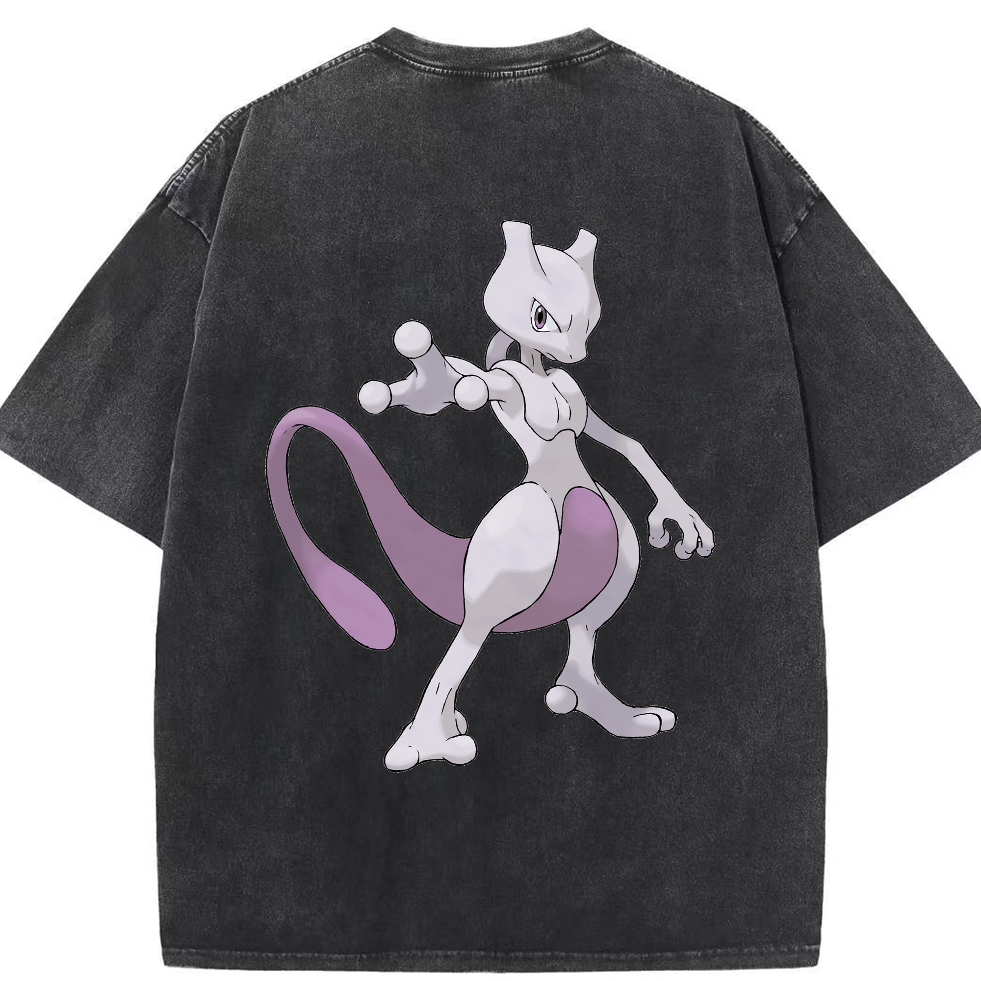 （画像用） ポケットモンスター Pokémon 綿100% ヴィンテージ風 半袖Tシャツ（背面プリント）