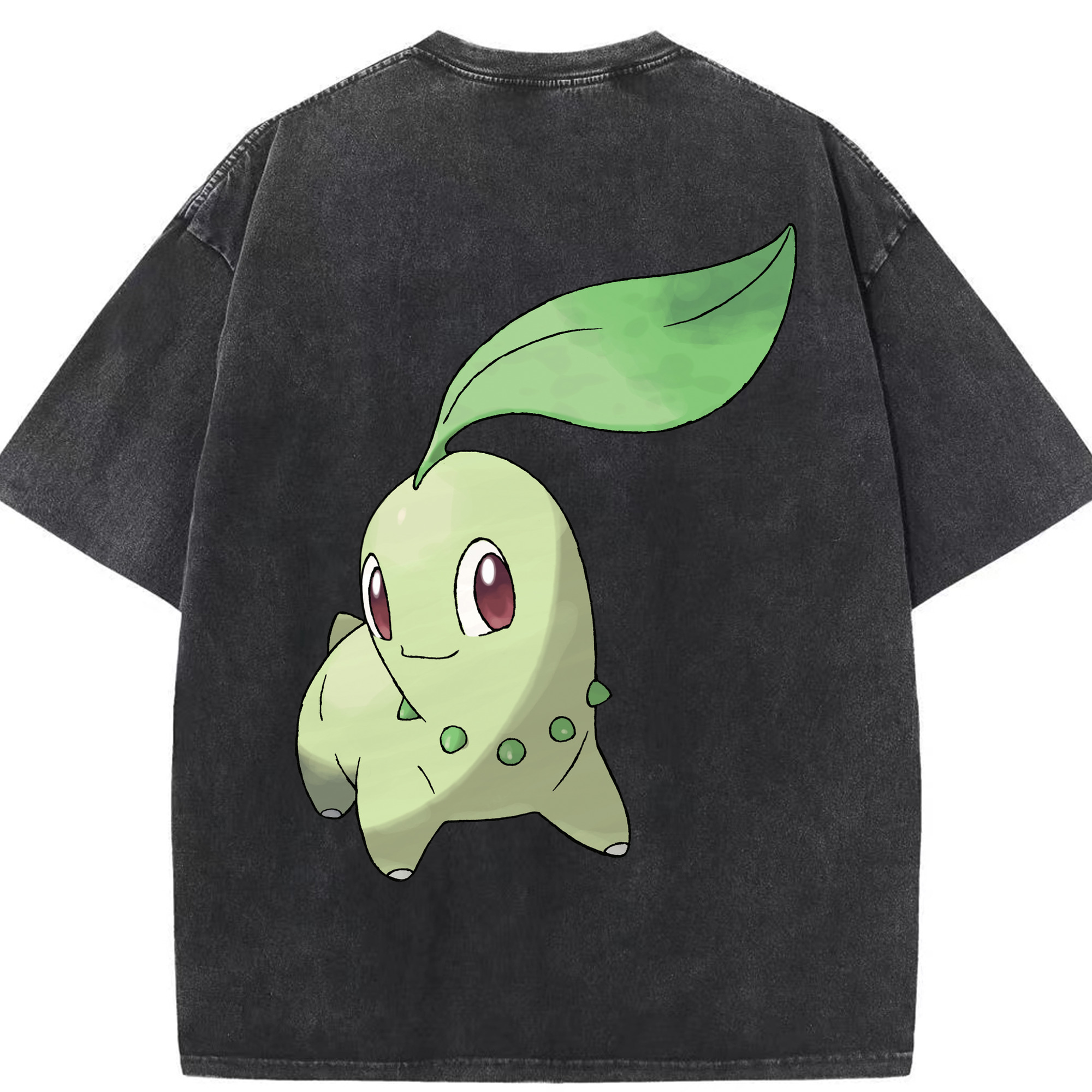 （画像用） ポケットモンスター Pokémon 綿100% ヴィンテージ風 半袖Tシャツ（背面プリント）