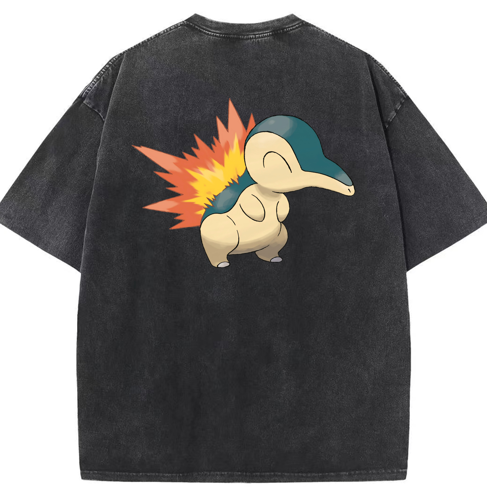 （画像用） ポケットモンスター Pokémon 綿100% ヴィンテージ風 半袖Tシャツ（背面プリント）