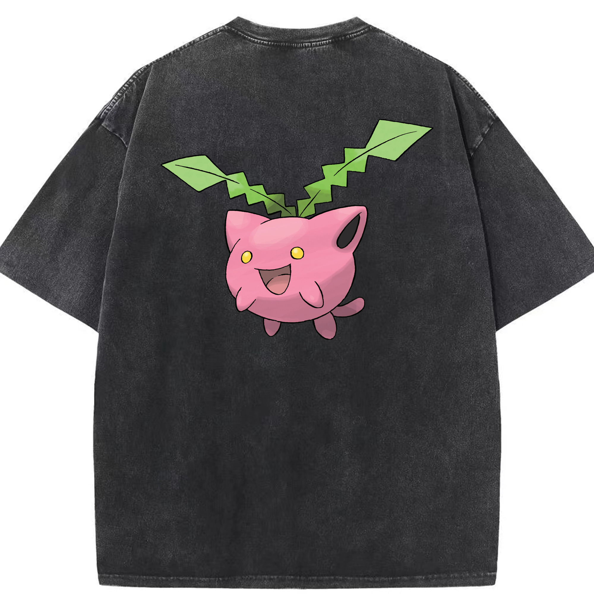 （画像用） ポケットモンスター Pokémon 綿100% ヴィンテージ風 半袖Tシャツ（背面プリント）