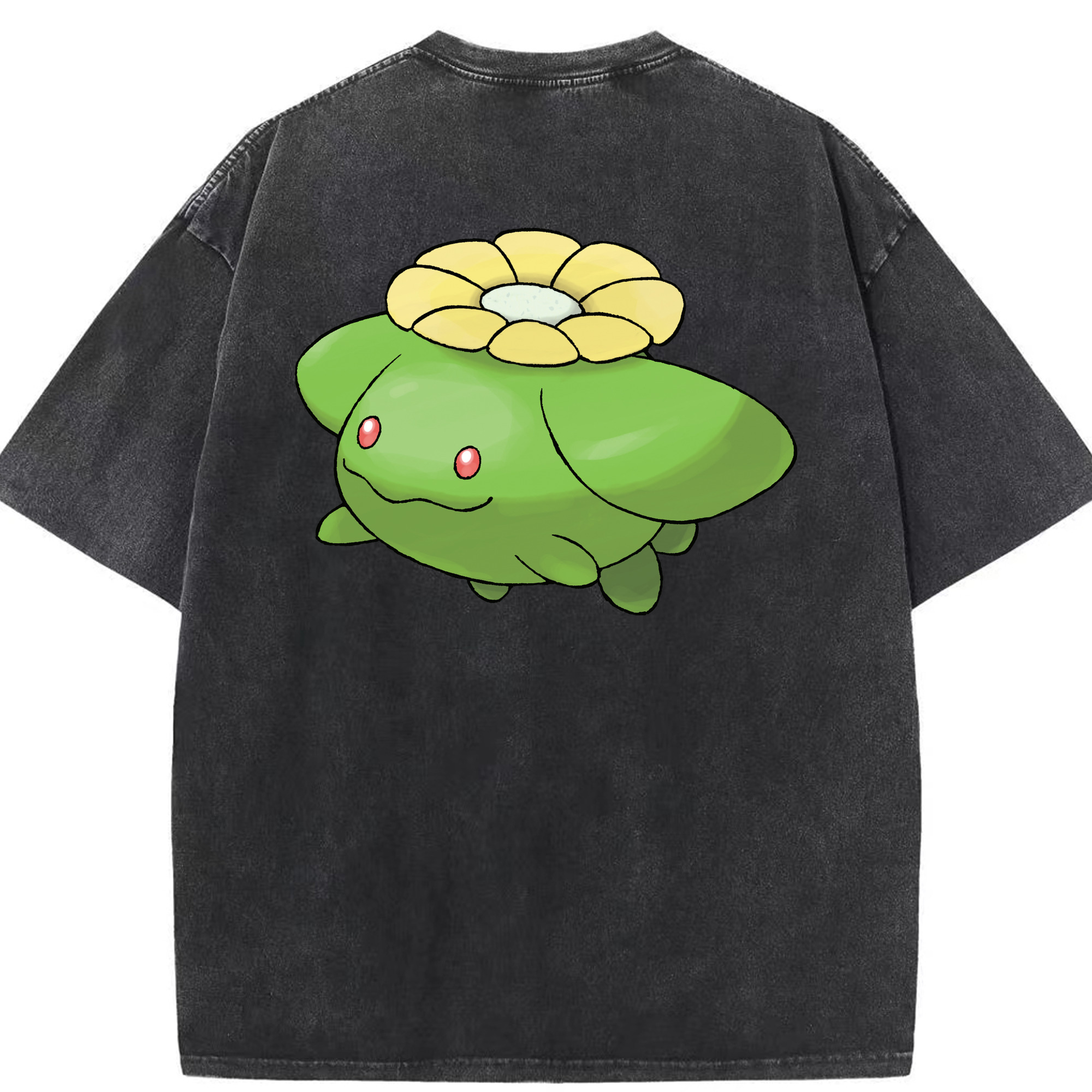 （画像用） ポケットモンスター Pokémon 綿100% ヴィンテージ風 半袖Tシャツ（背面プリント）