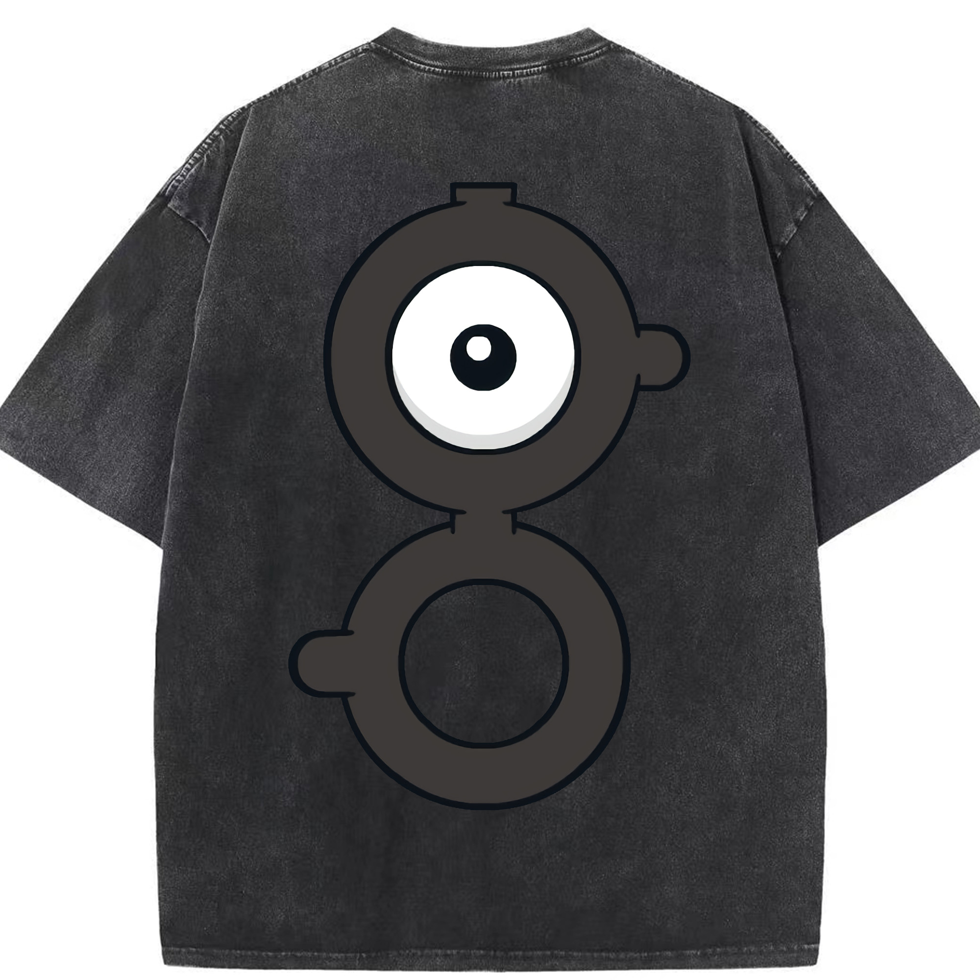 （画像用） ポケットモンスター Pokémon 綿100% ヴィンテージ風 半袖Tシャツ（背面プリント）