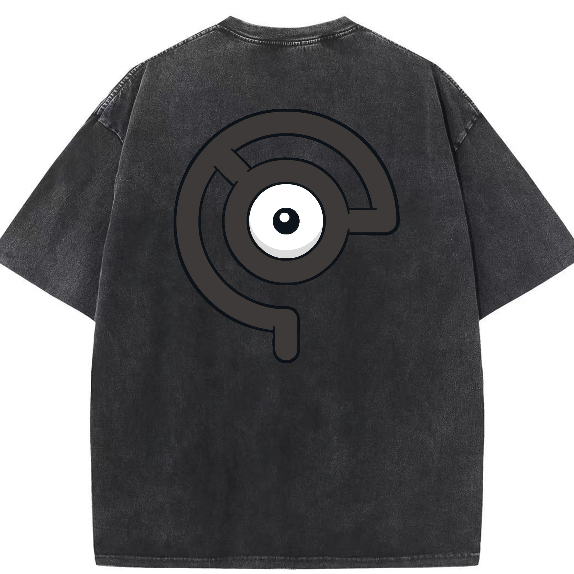 （画像用） ポケットモンスター Pokémon 綿100% ヴィンテージ風 半袖Tシャツ（背面プリント）