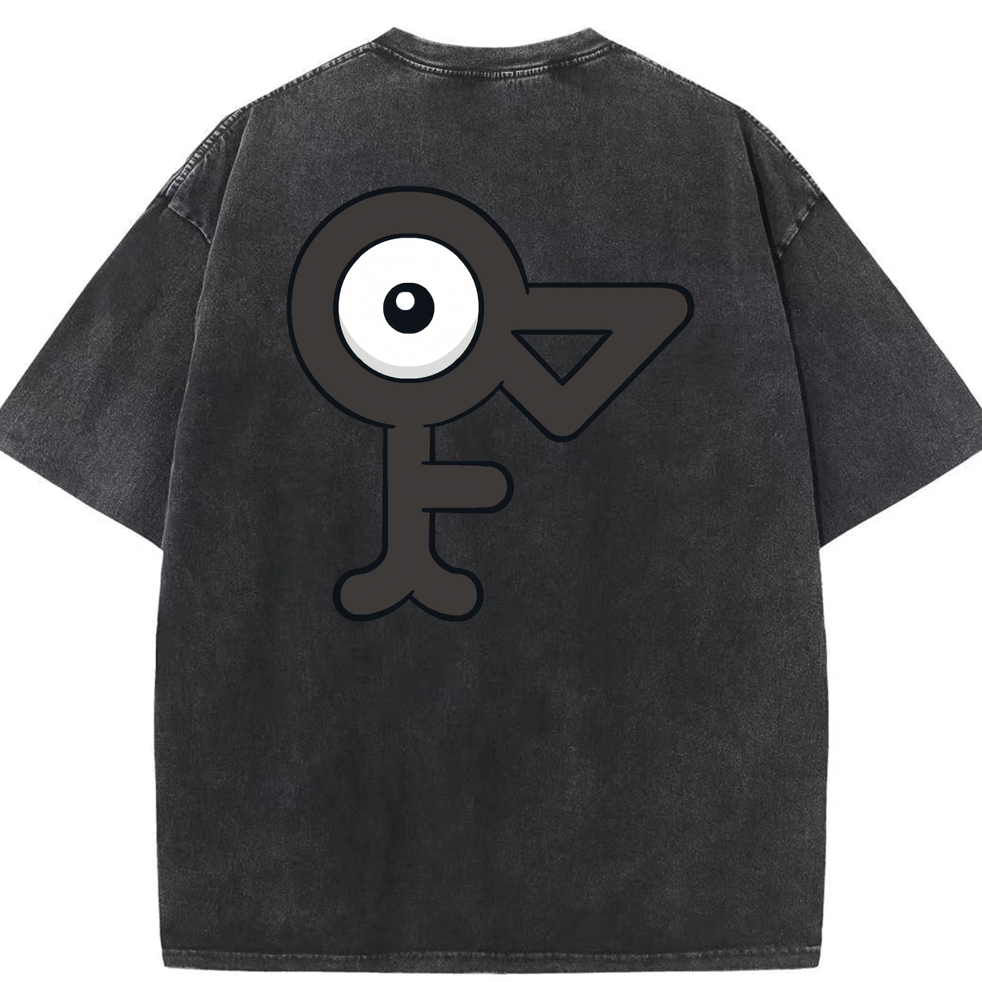 （画像用） ポケットモンスター Pokémon 綿100% ヴィンテージ風 半袖Tシャツ（背面プリント）