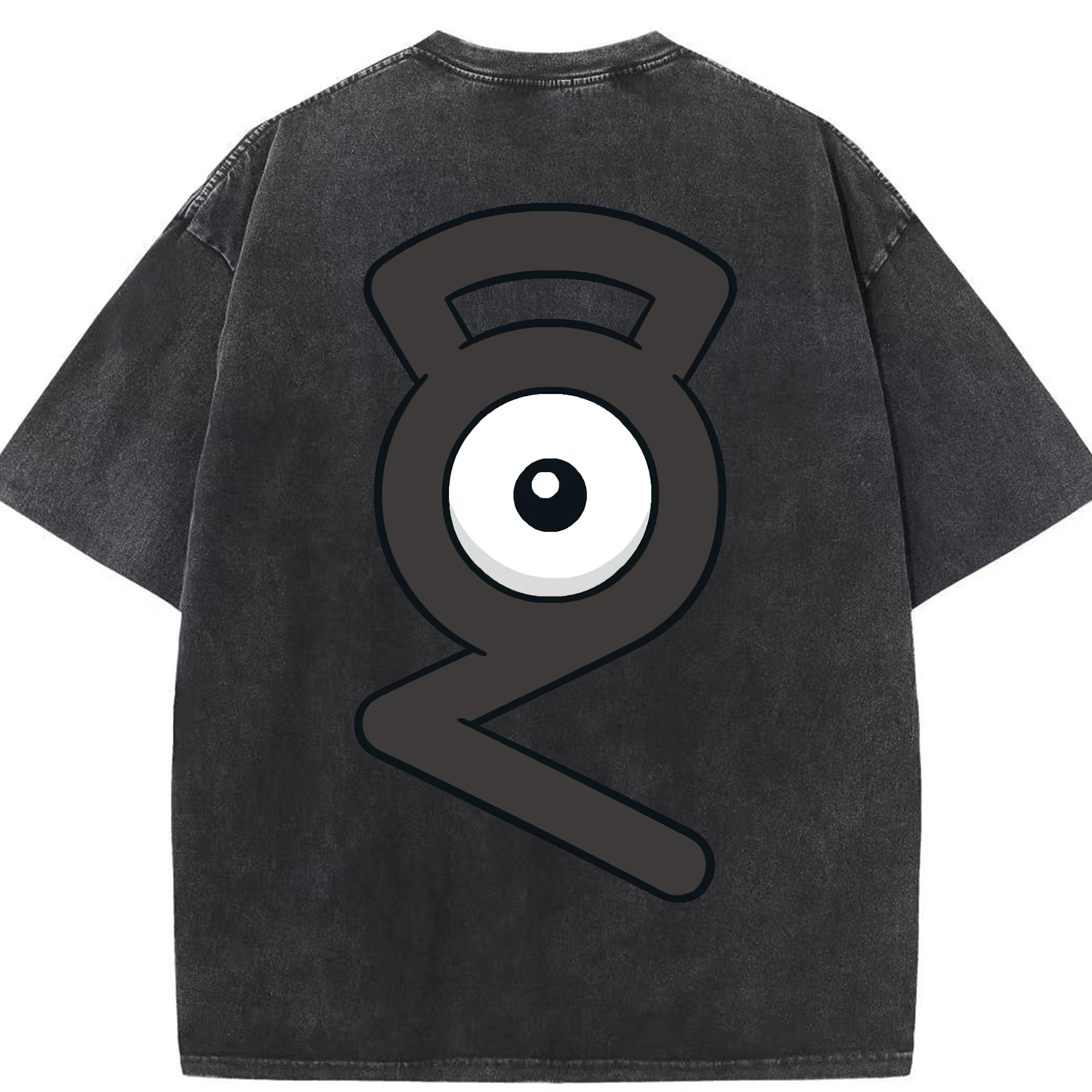 （画像用） ポケットモンスター Pokémon 綿100% ヴィンテージ風 半袖Tシャツ（背面プリント）