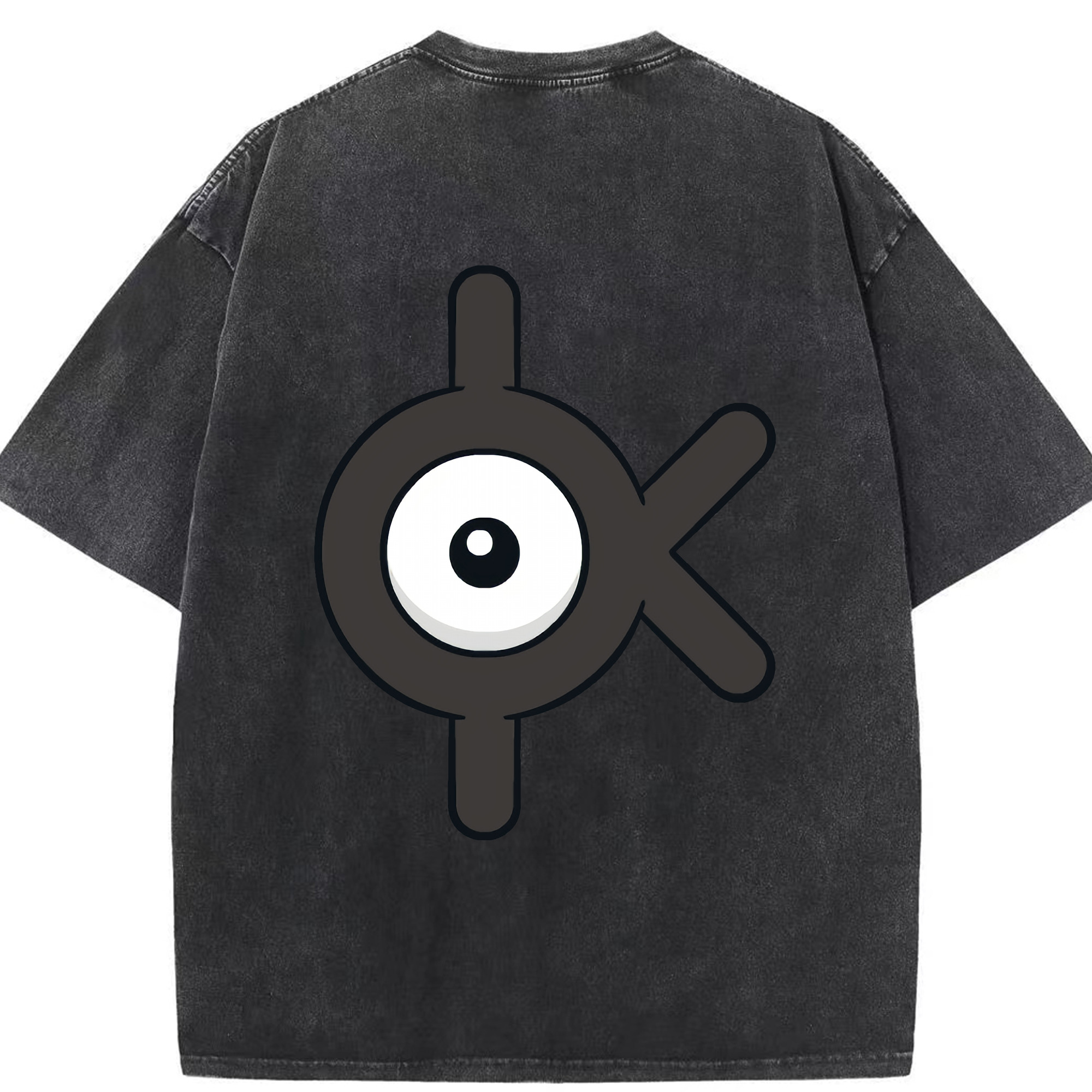 （画像用） ポケットモンスター Pokémon 綿100% ヴィンテージ風 半袖Tシャツ（背面プリント）