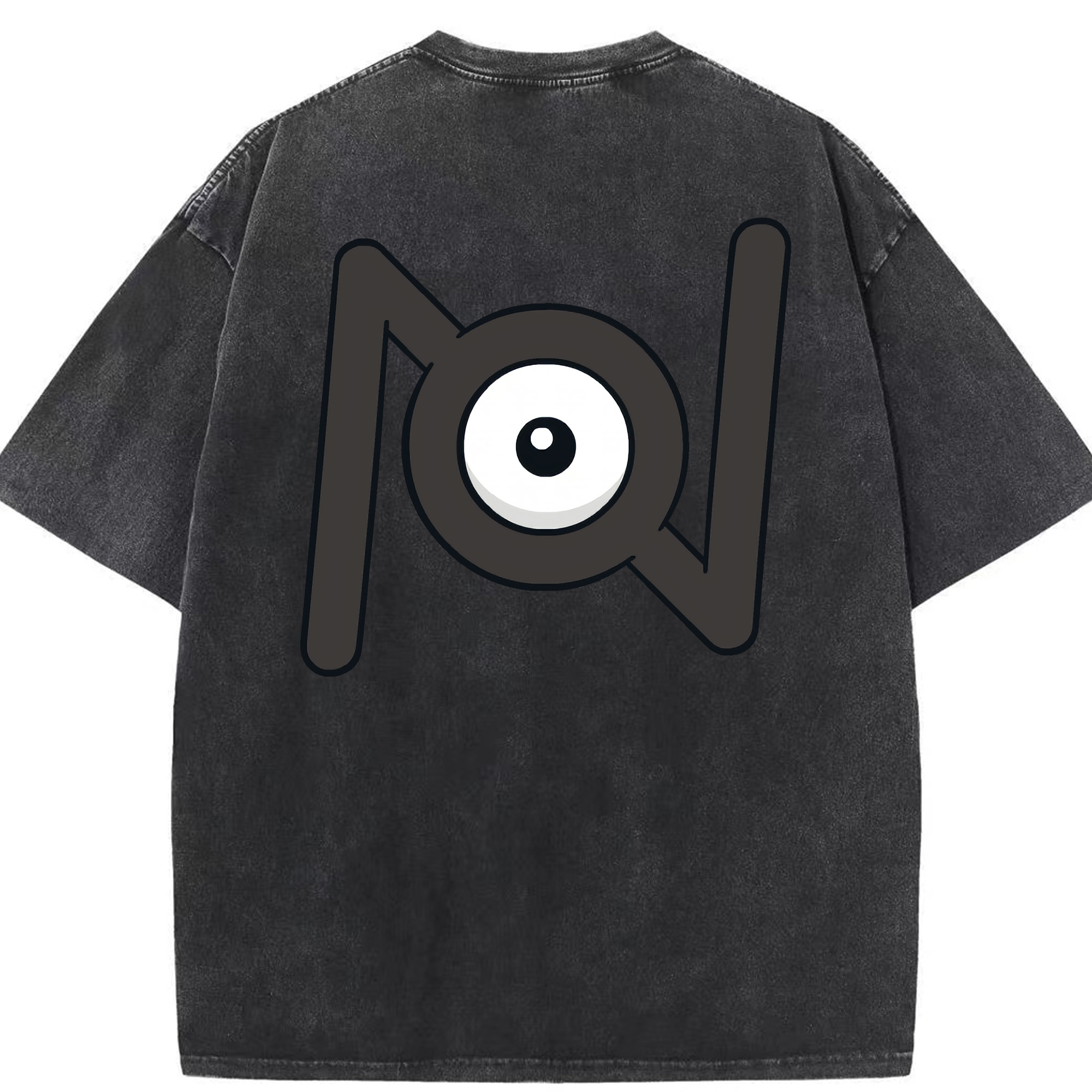（画像用） ポケットモンスター Pokémon 綿100% ヴィンテージ風 半袖Tシャツ（背面プリント）