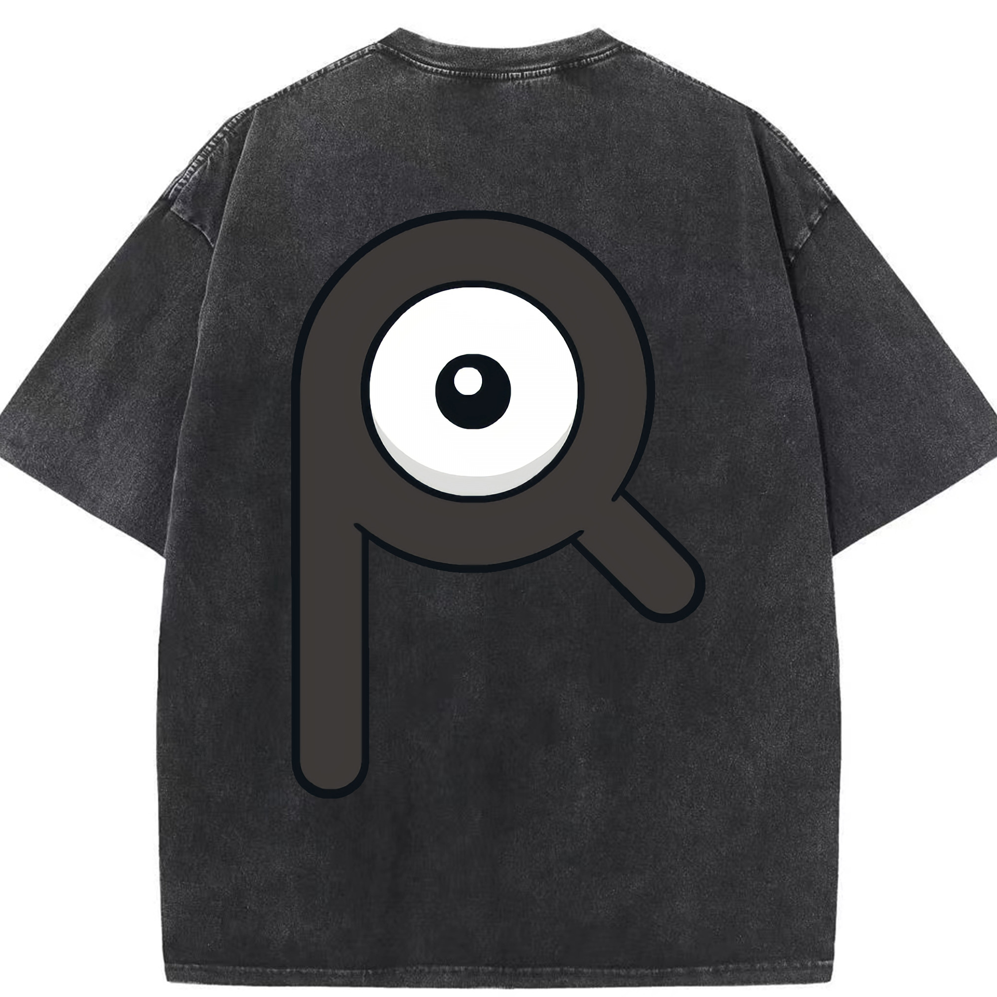 （画像用） ポケットモンスター Pokémon 綿100% ヴィンテージ風 半袖Tシャツ（背面プリント）
