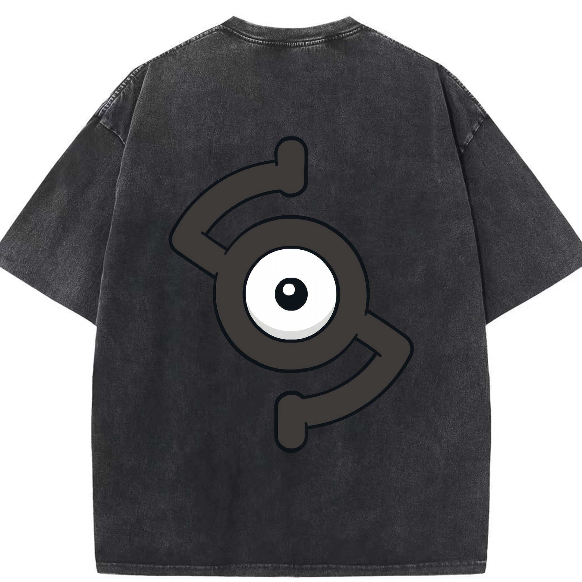 （画像用） ポケットモンスター Pokémon 綿100% ヴィンテージ風 半袖Tシャツ（背面プリント）