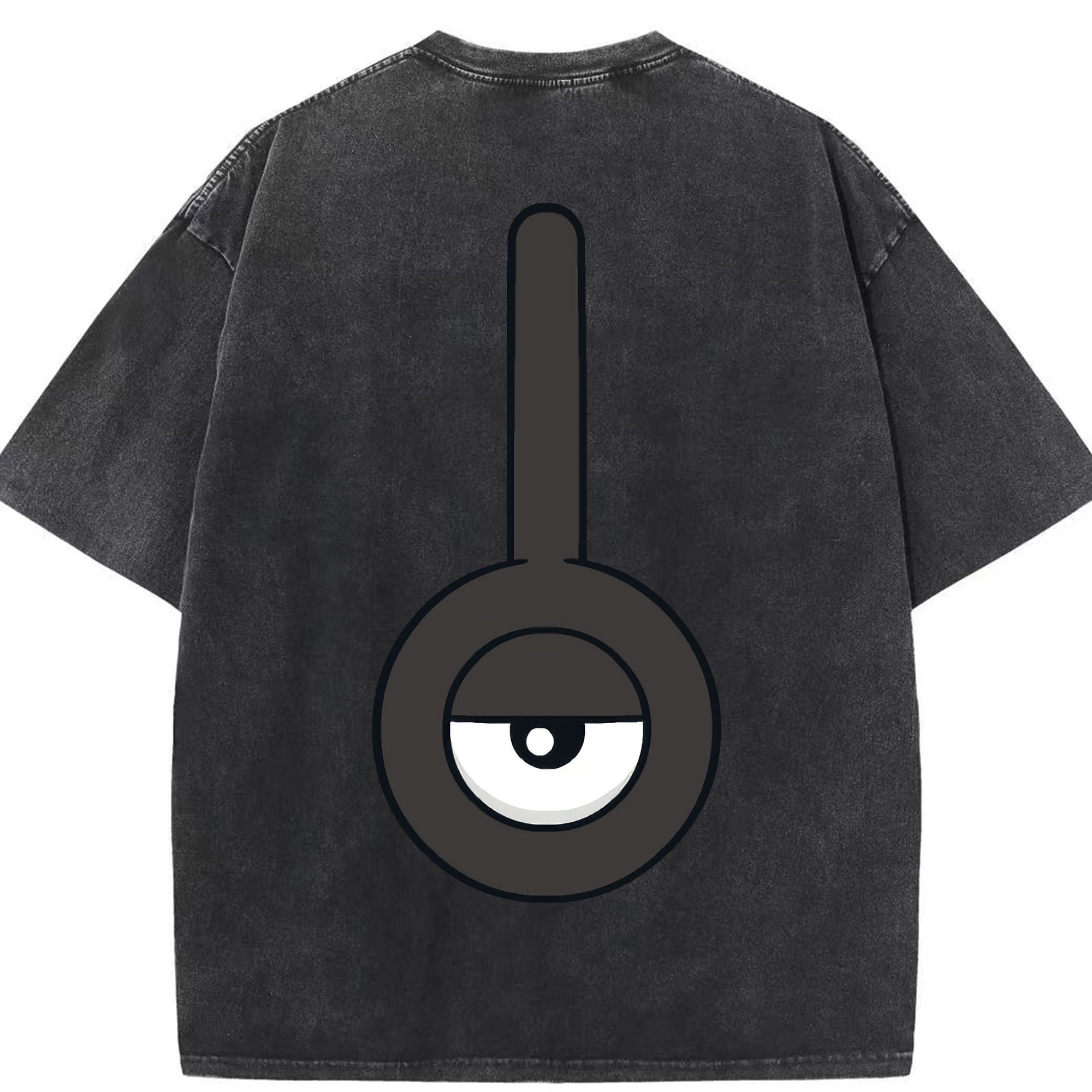 （画像用） ポケットモンスター Pokémon 綿100% ヴィンテージ風 半袖Tシャツ（背面プリント）