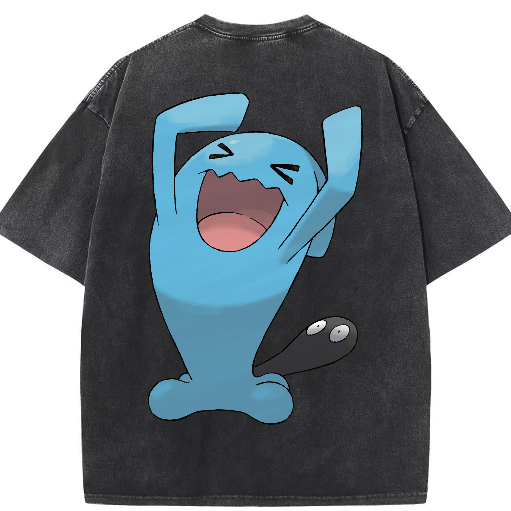 （画像用） ポケットモンスター Pokémon 綿100% ヴィンテージ風 半袖Tシャツ（背面プリント）