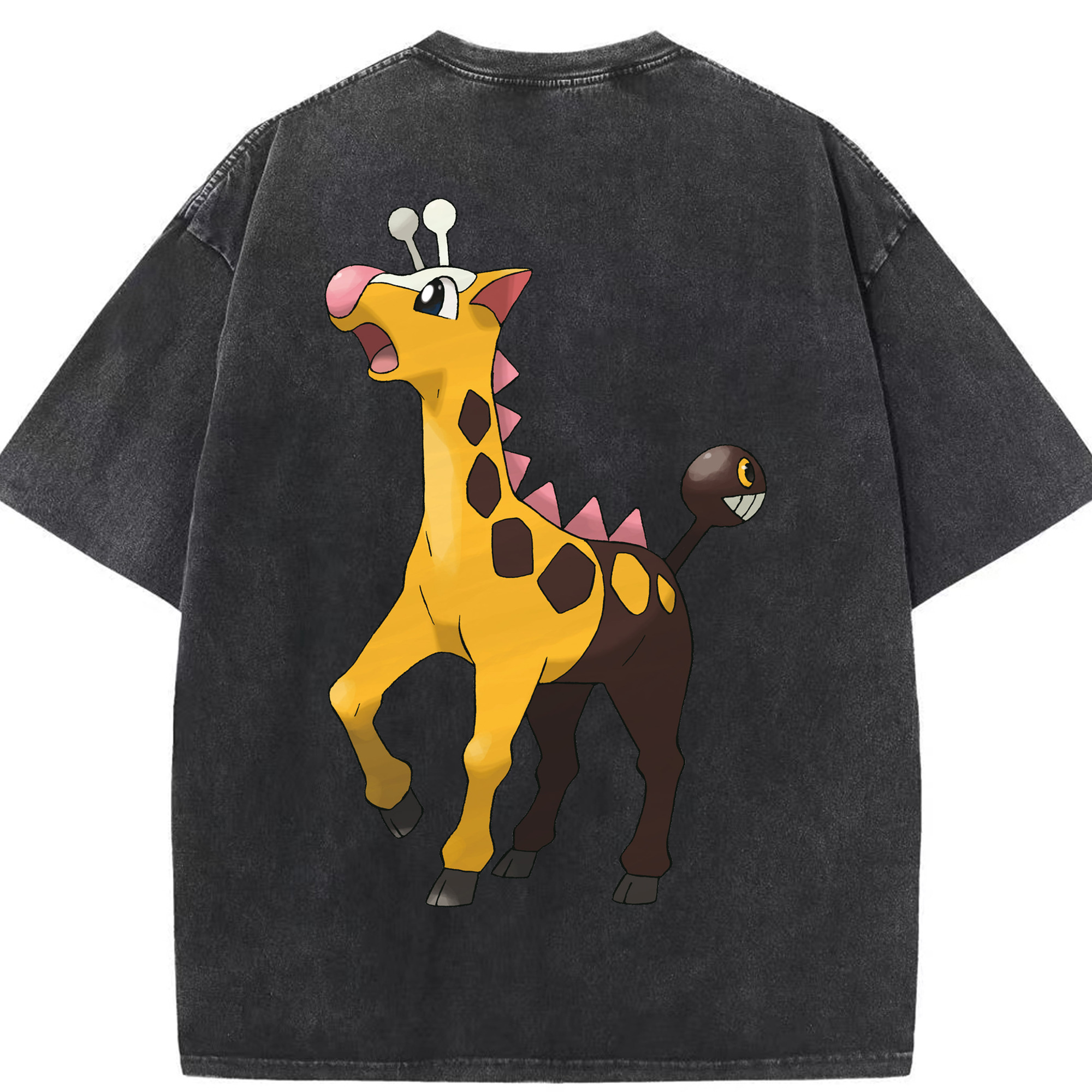（画像用） ポケットモンスター Pokémon 綿100% ヴィンテージ風 半袖Tシャツ（背面プリント）