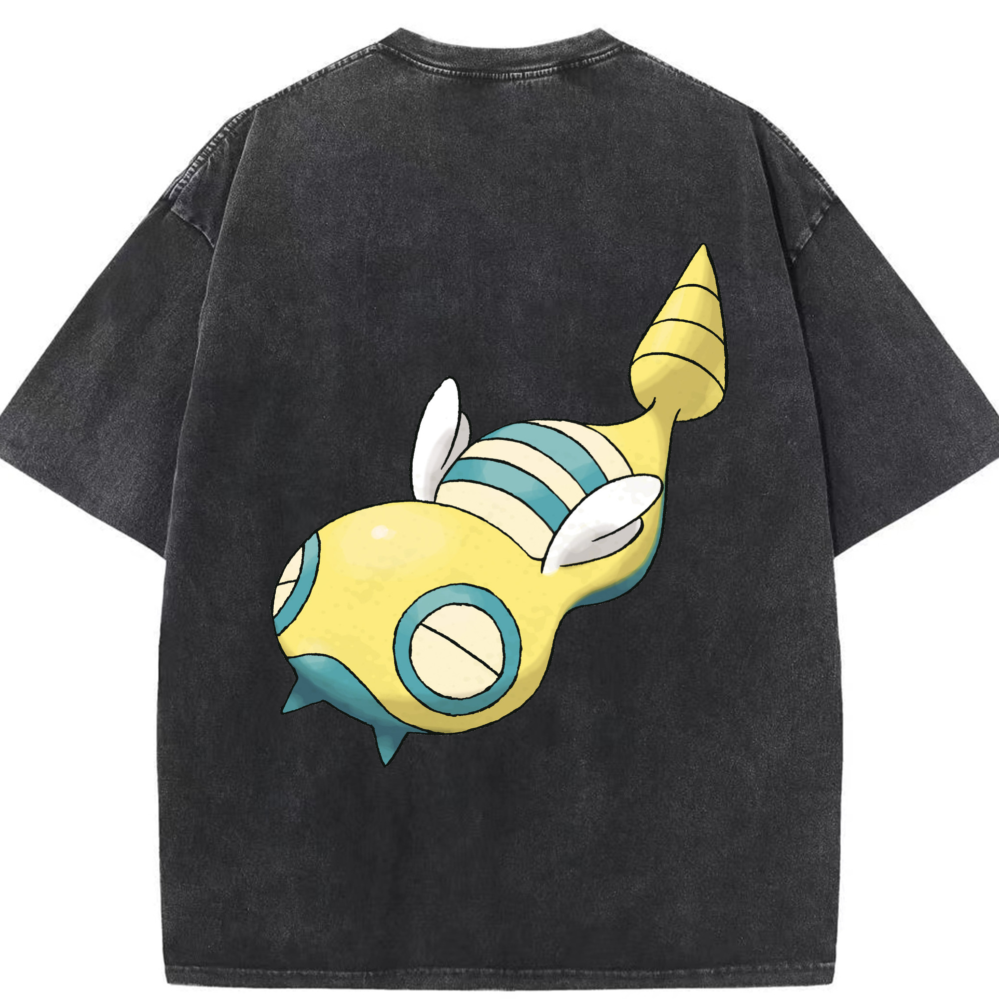 （画像用） ポケットモンスター Pokémon 綿100% ヴィンテージ風 半袖Tシャツ（背面プリント）