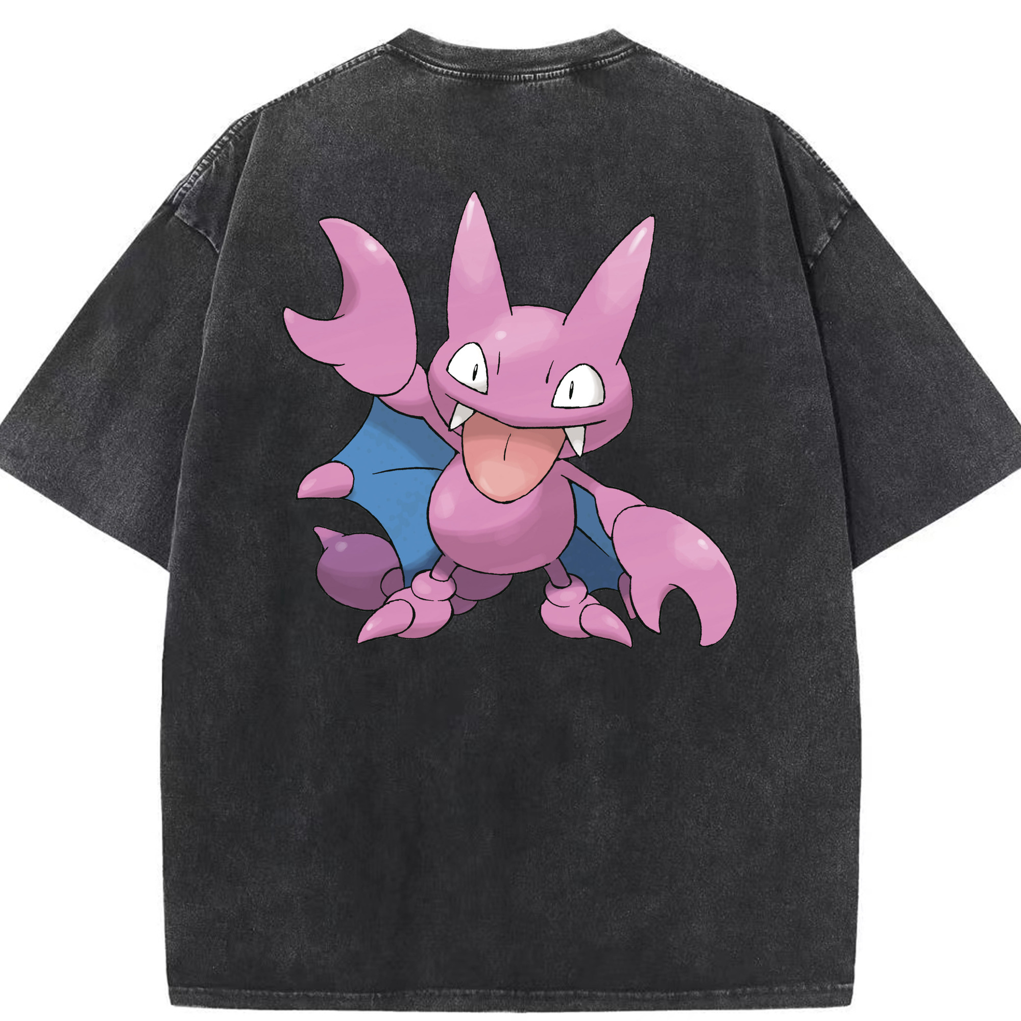 （画像用） ポケットモンスター Pokémon 綿100% ヴィンテージ風 半袖Tシャツ（背面プリント）