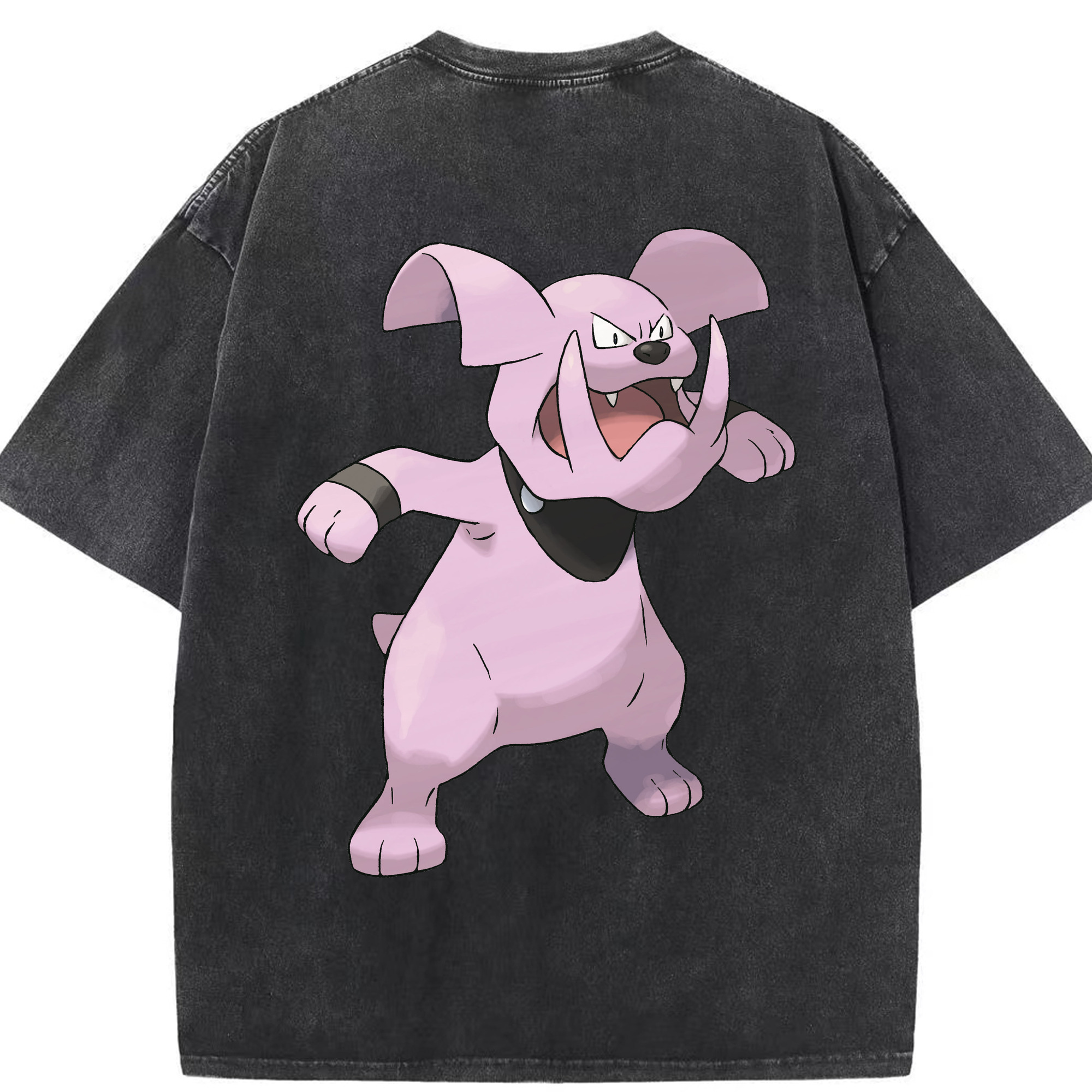 （画像用） ポケットモンスター Pokémon 綿100% ヴィンテージ風 半袖Tシャツ（背面プリント）