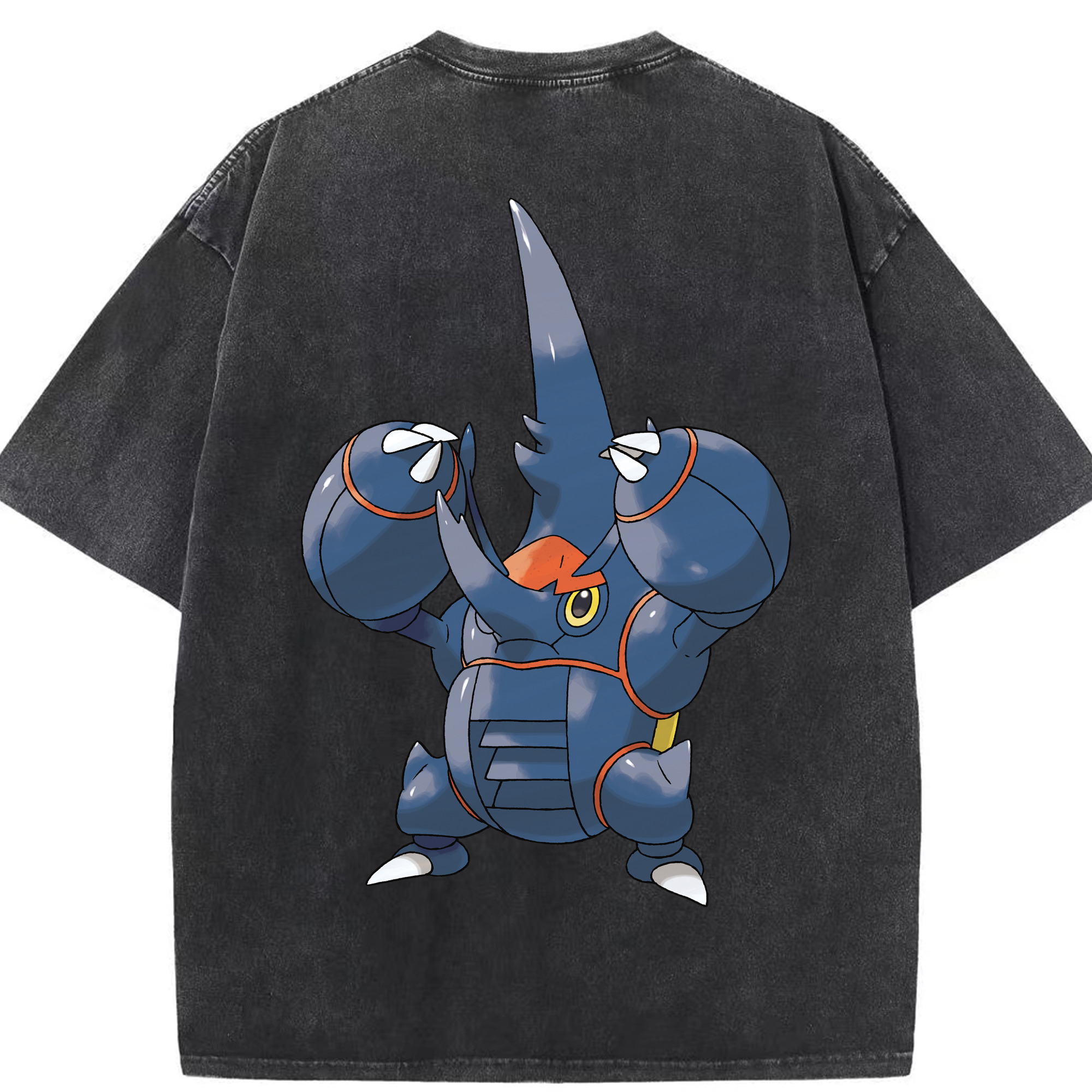 （画像用） ポケットモンスター Pokémon 綿100% ヴィンテージ風 半袖Tシャツ（背面プリント）