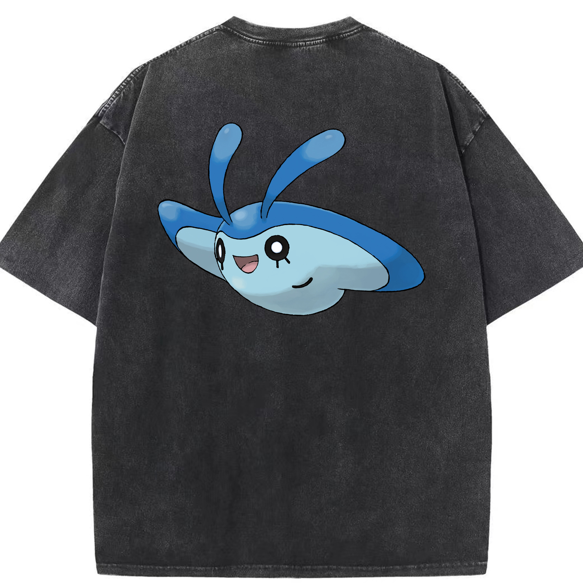 （画像用） ポケットモンスター Pokémon 綿100% ヴィンテージ風 半袖Tシャツ（背面プリント）