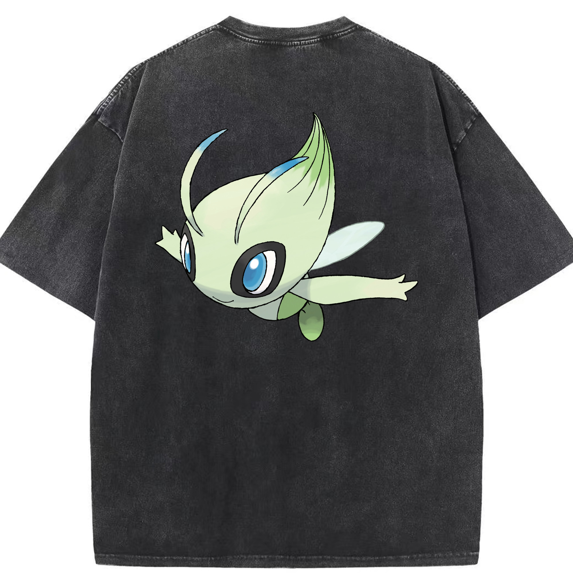 （画像用） ポケットモンスター Pokémon 綿100% ヴィンテージ風 半袖Tシャツ（背面プリント）