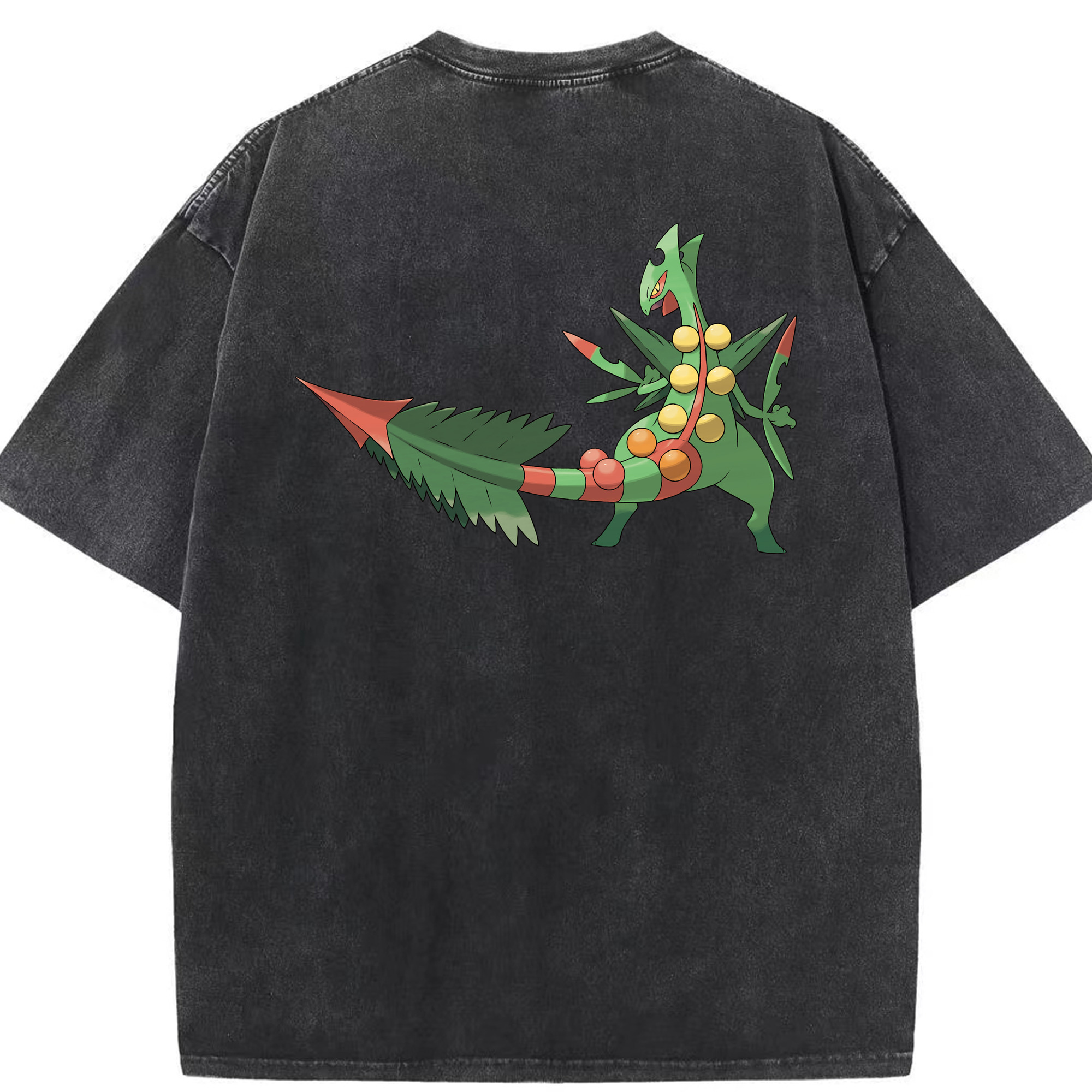 （画像用） ポケットモンスター Pokémon 綿100% ヴィンテージ風 半袖Tシャツ（背面プリント）