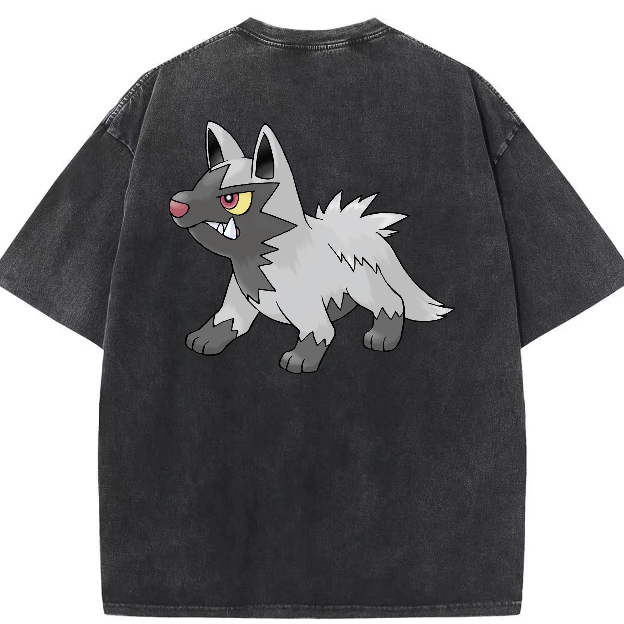 （画像用） ポケットモンスター Pokémon 綿100% ヴィンテージ風 半袖Tシャツ（背面プリント）
