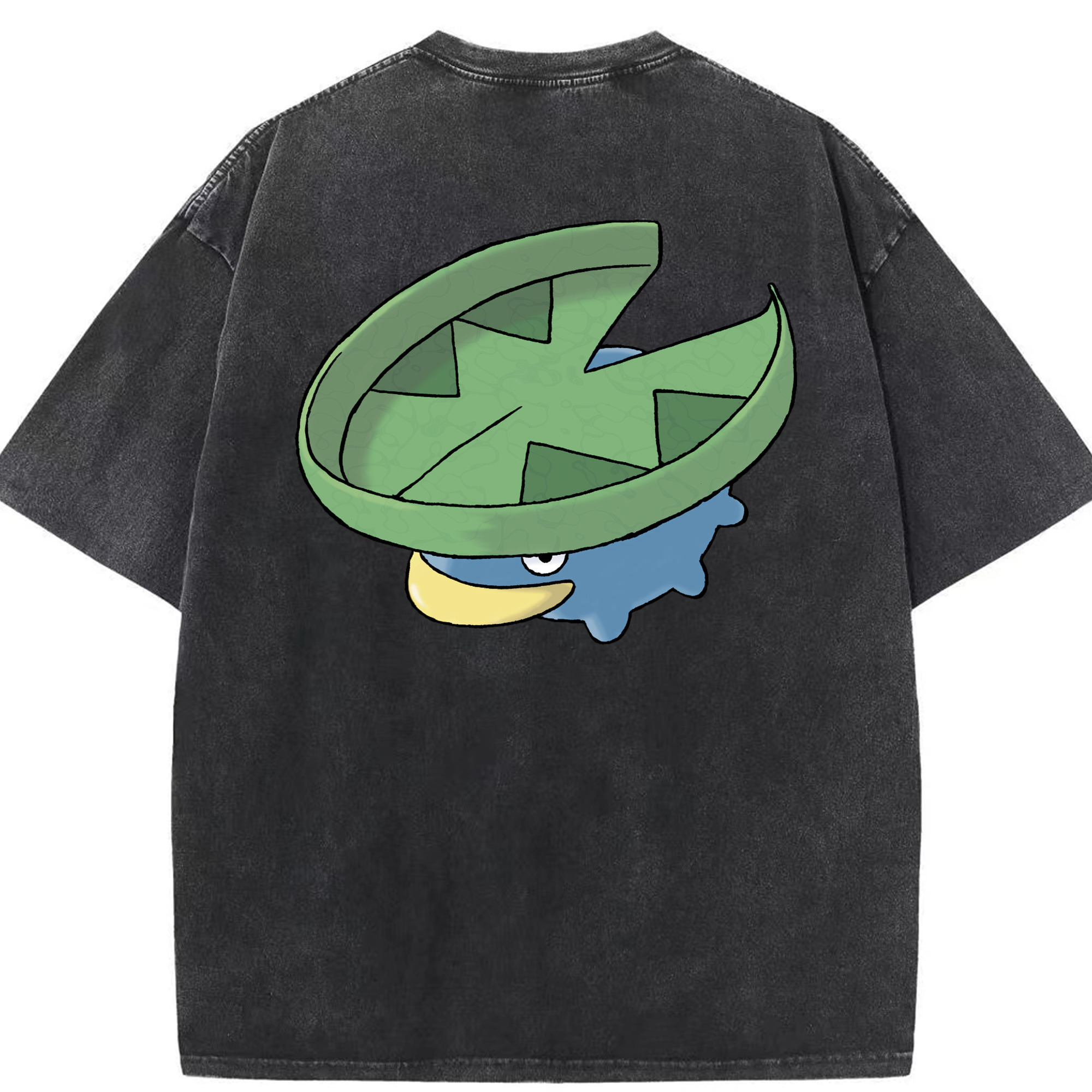 （画像用） ポケットモンスター Pokémon 綿100% ヴィンテージ風 半袖Tシャツ（背面プリント）