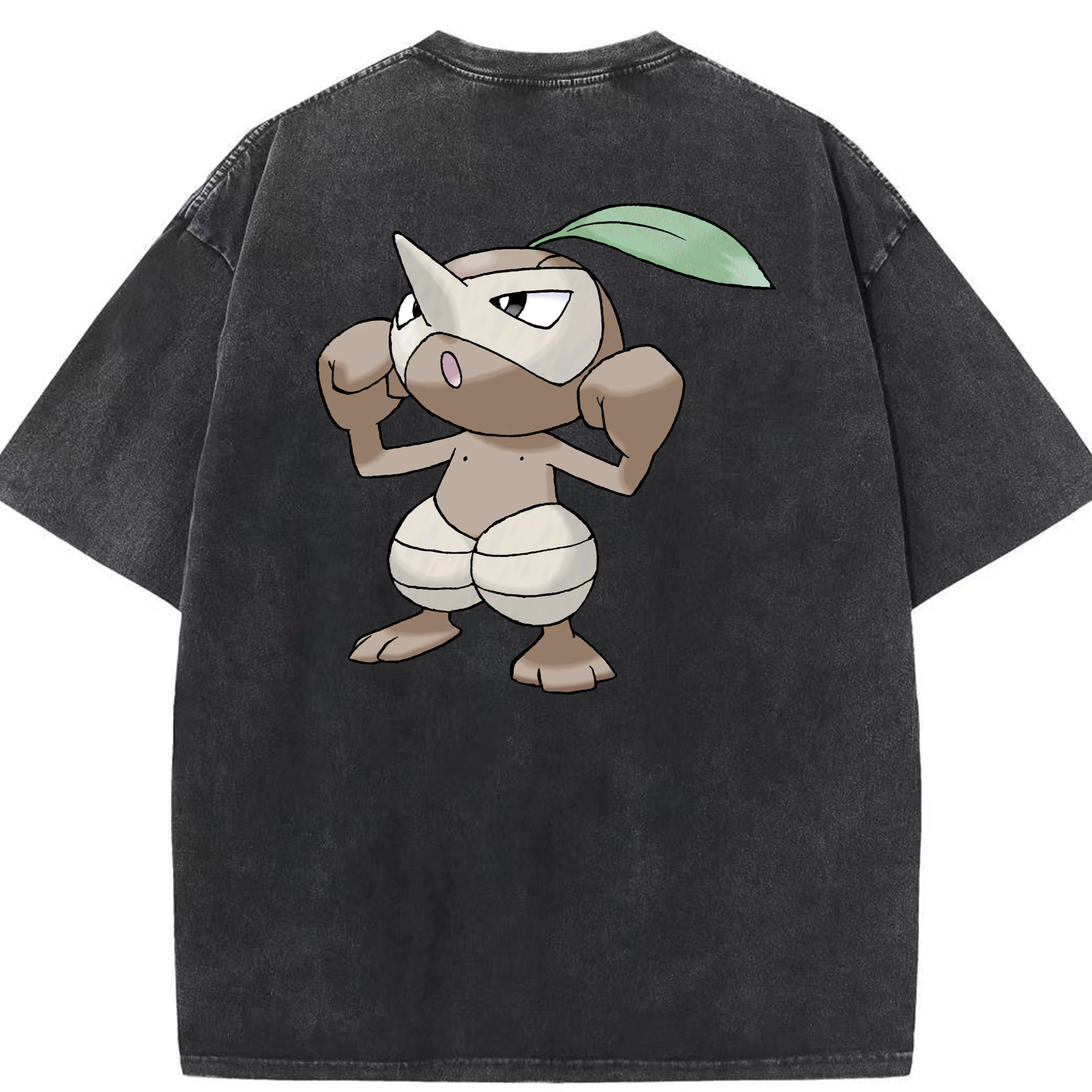 （画像用） ポケットモンスター Pokémon 綿100% ヴィンテージ風 半袖Tシャツ（背面プリント）