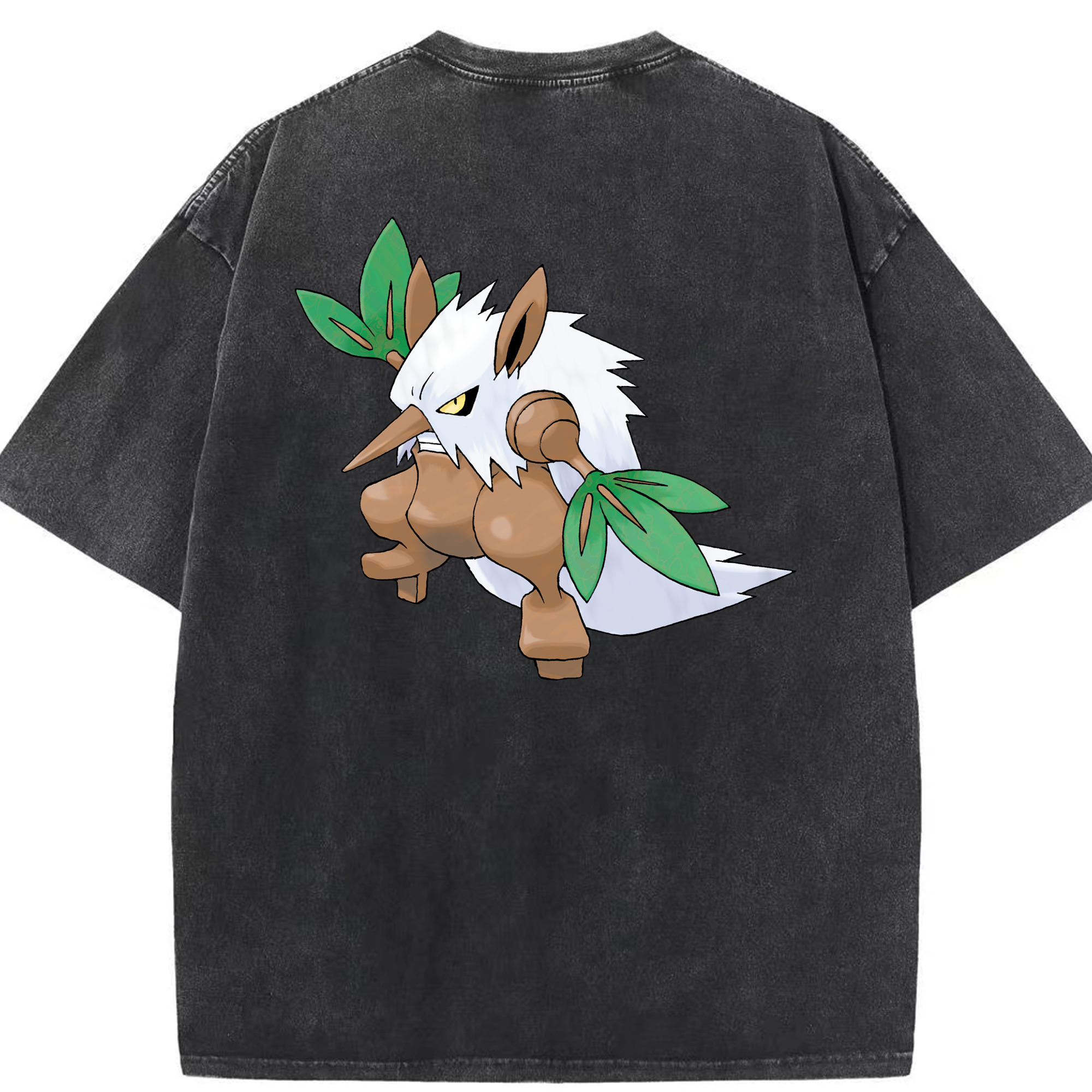 （画像用） ポケットモンスター Pokémon 綿100% ヴィンテージ風 半袖Tシャツ（背面プリント）