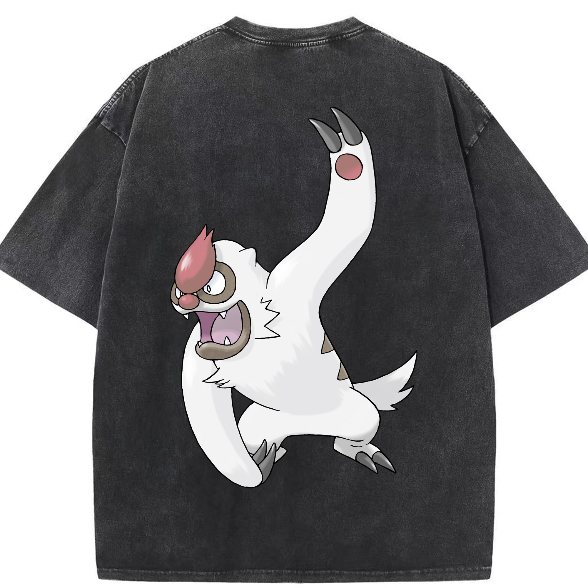 （画像用） ポケットモンスター Pokémon 綿100% ヴィンテージ風 半袖Tシャツ（背面プリント）