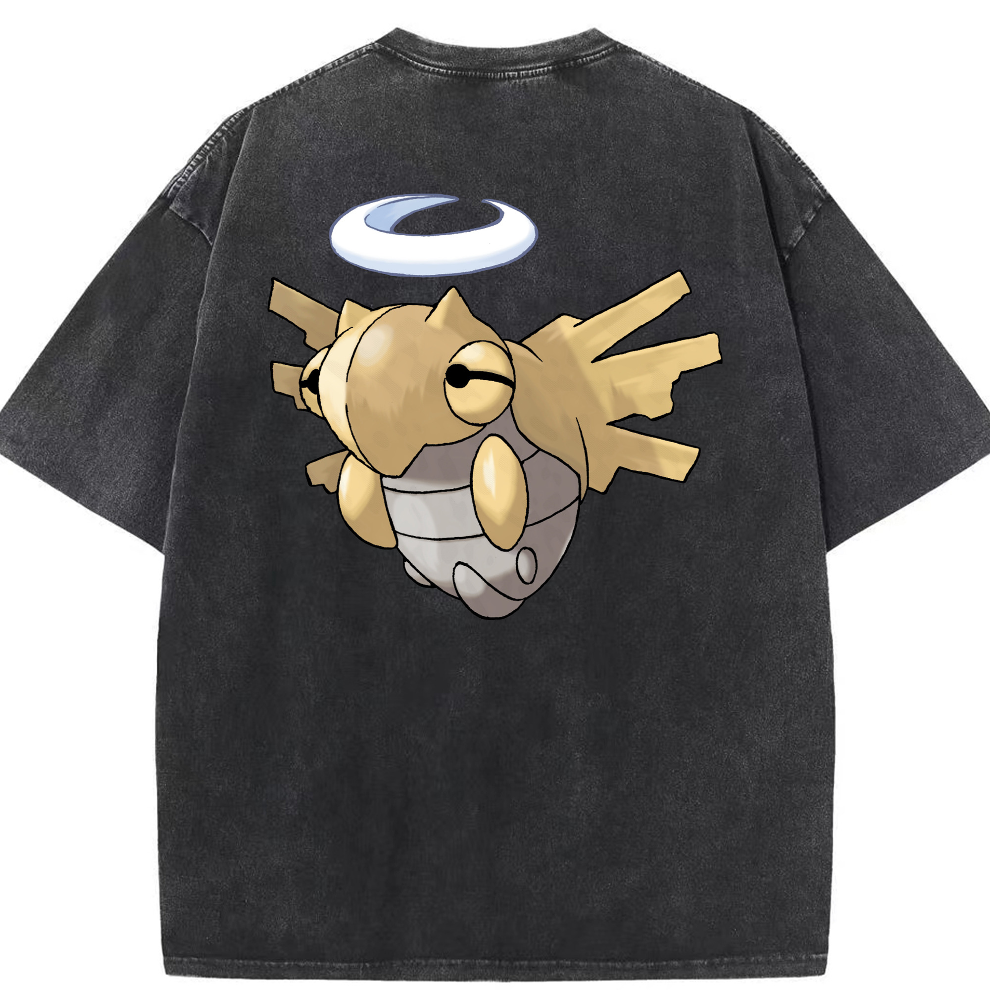 （画像用） ポケットモンスター Pokémon 綿100% ヴィンテージ風 半袖Tシャツ（背面プリント）
