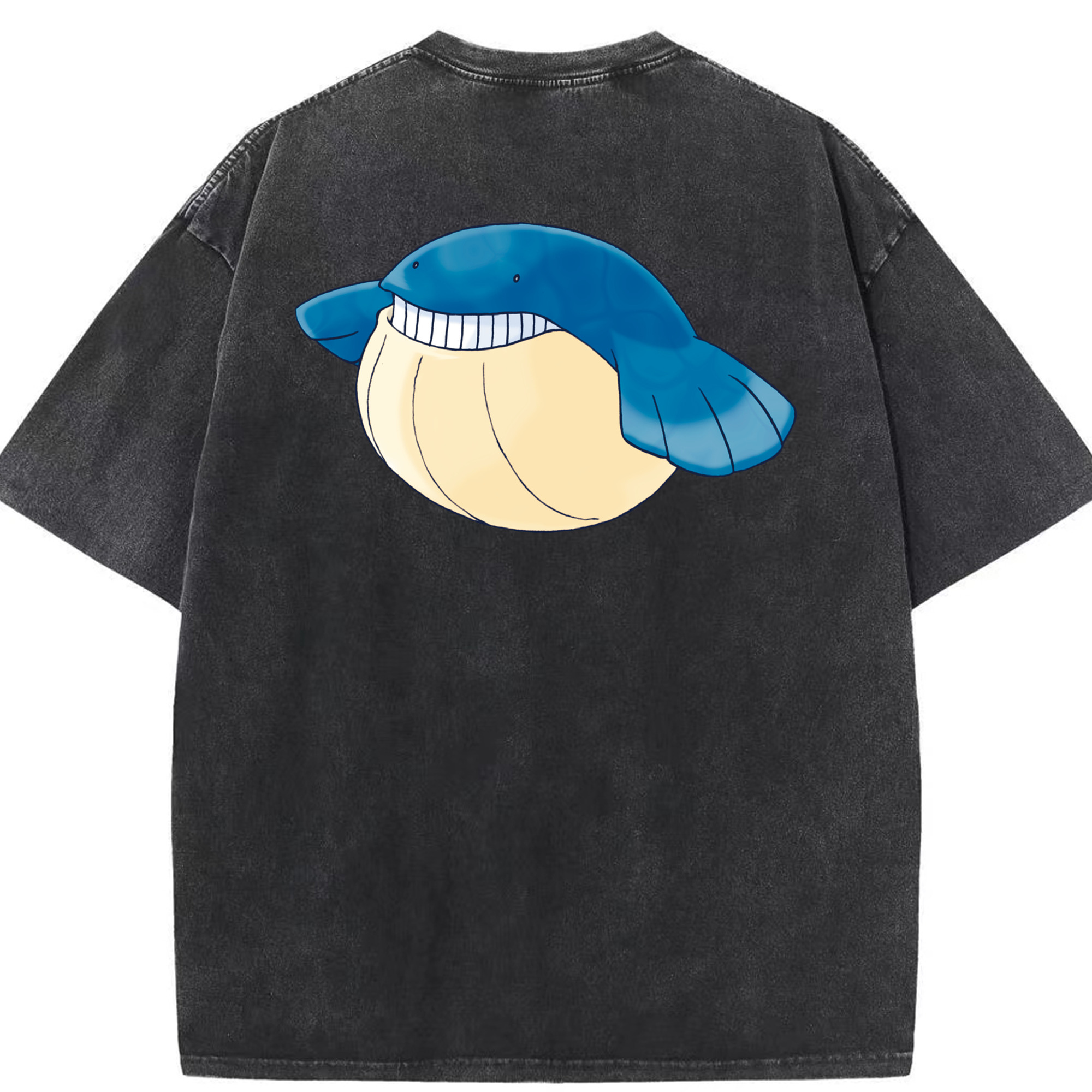 （画像用） ポケットモンスター Pokémon 綿100% ヴィンテージ風 半袖Tシャツ（背面プリント）